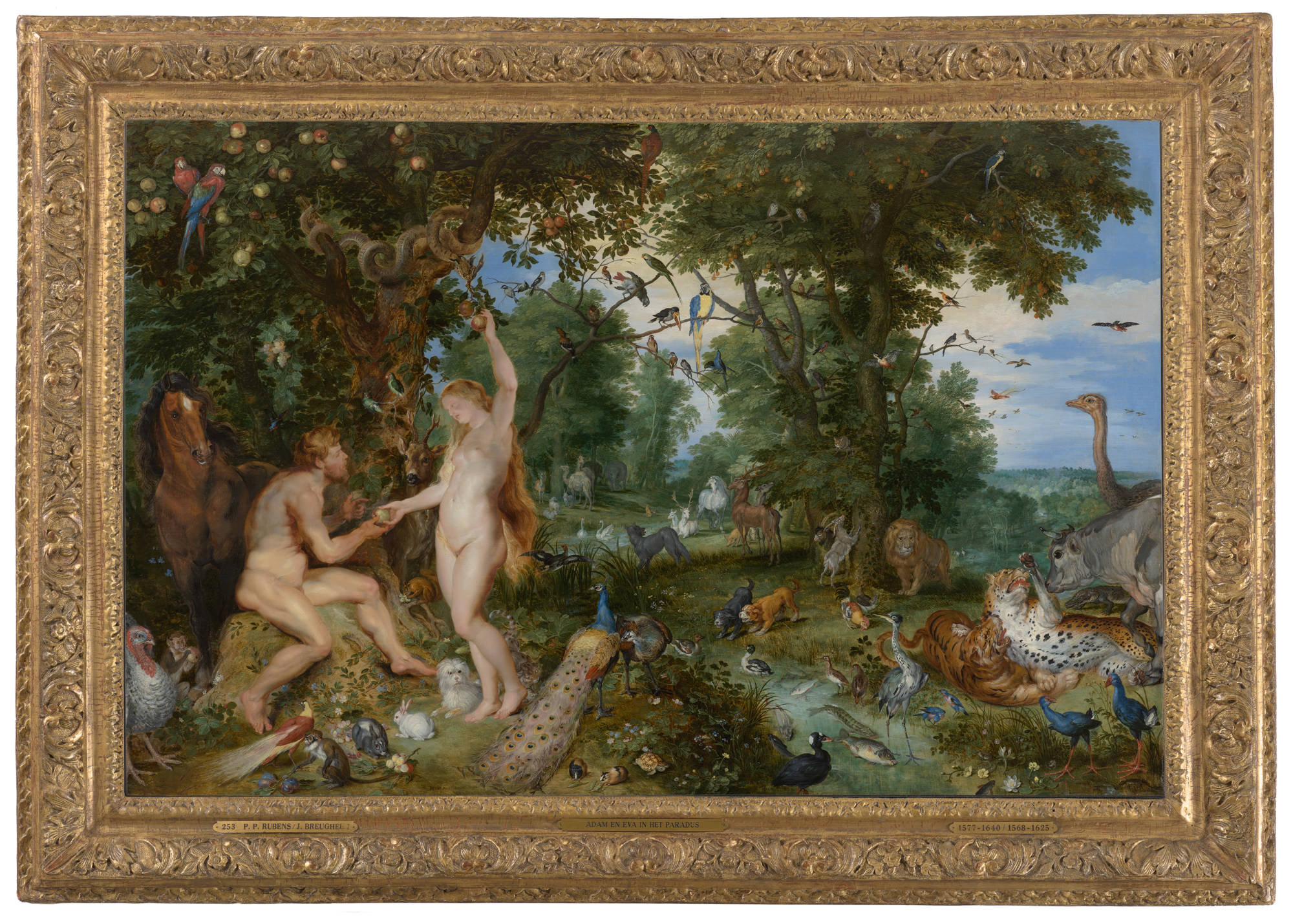 Jan Brueghel de Oude & Peter Paul Rubens Het aardse paradijs met de zondeval van Adam en Eva The Garden of Eden with the Fall of Man