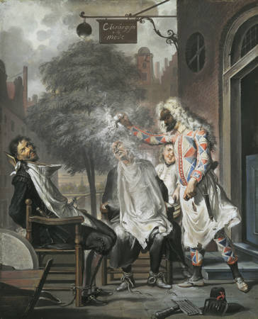 Cornelis Troost Arlequin, tovenaar en barbier: De bedrogen rivalen