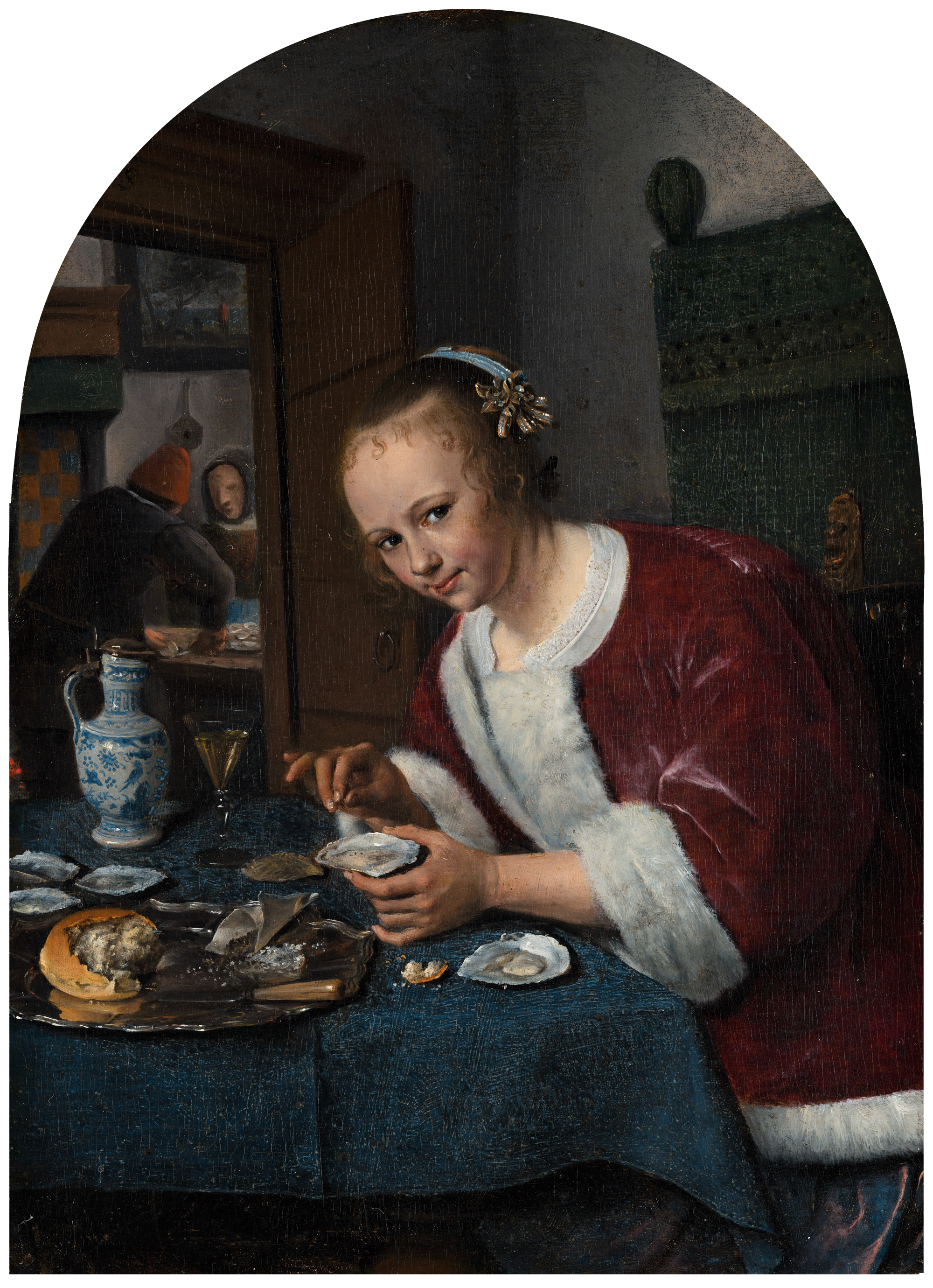 Jan Steen ‘Het oestereetstertje’ Girl Eating Oysters