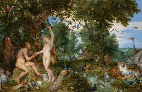 Jan Brueghel de Oude & Peter Paul Rubens  Het aardse paradijs met de zondeval van Adam en Eva The Garden of Eden with the Fall of Man