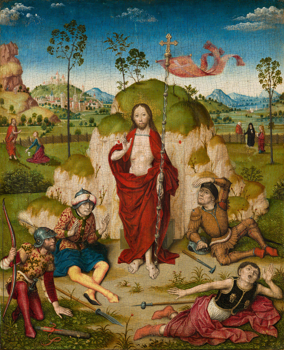 Omgeving van Dirk Bouts, De opstanding van Christus, c. 1480