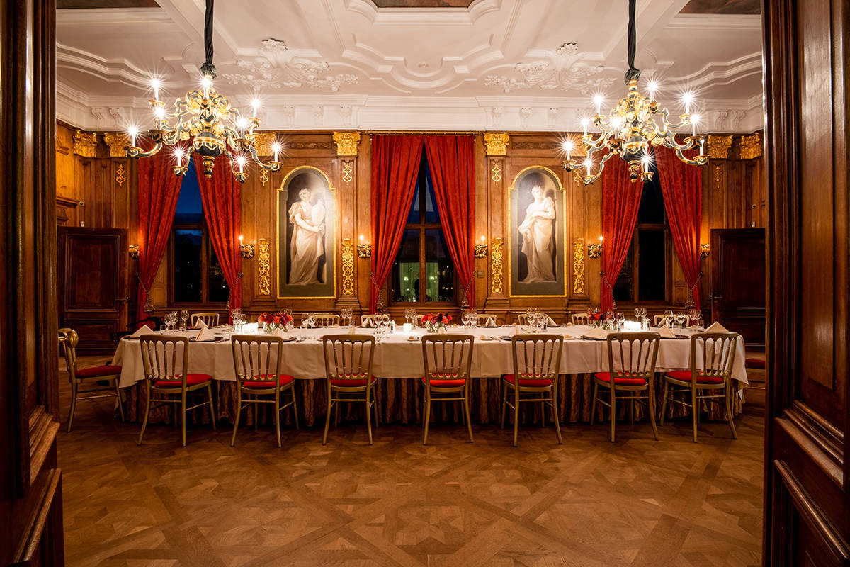 Eten in de Gouden Zaal Mauritshuis