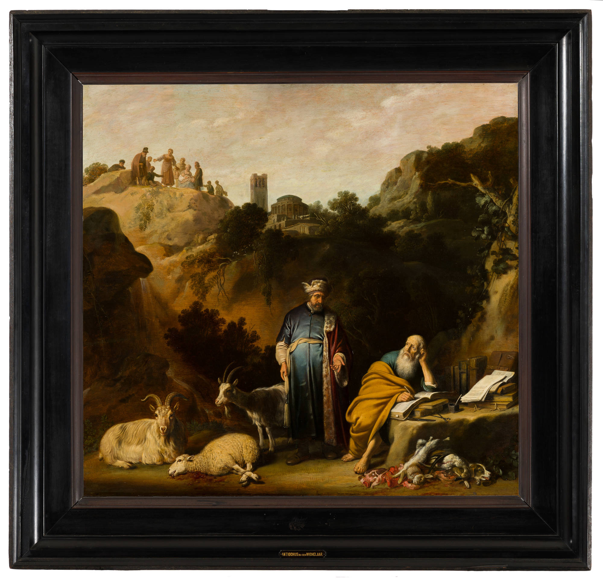 Nicolaes Moeyaert  Hippocrates bezoekt Democritus