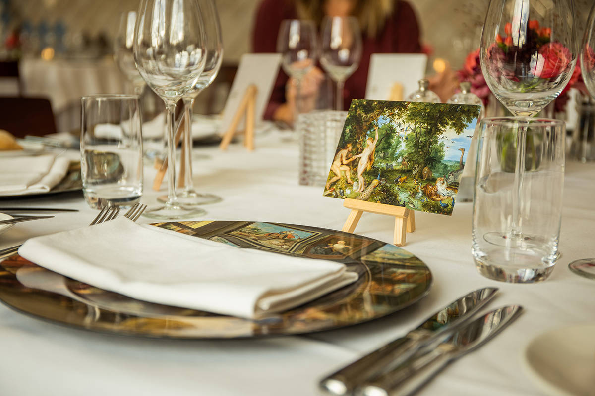 Dineren bij het Aardse Paradijs van Jan Brueghel de Oude en Peter Paul Rubens