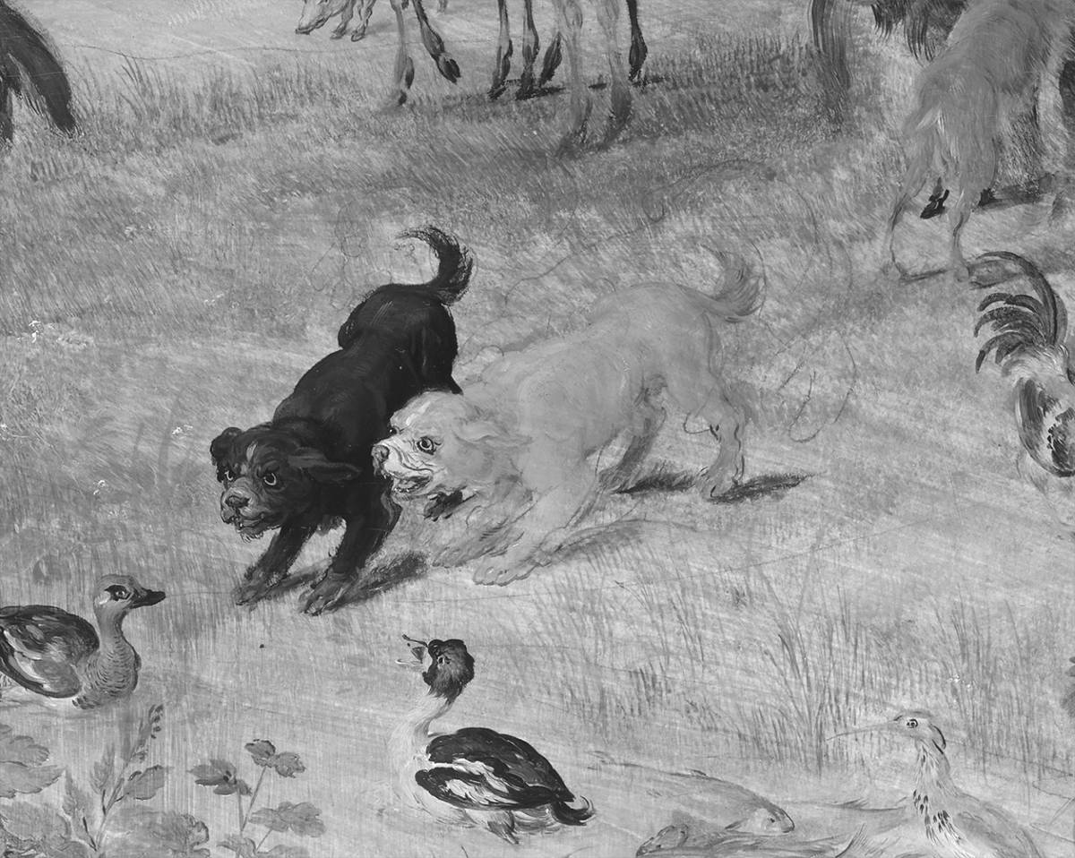 Brueghel Rubens Aards Paradijs Met De Zondeval Van Adam En Eva Detail Second Canvas