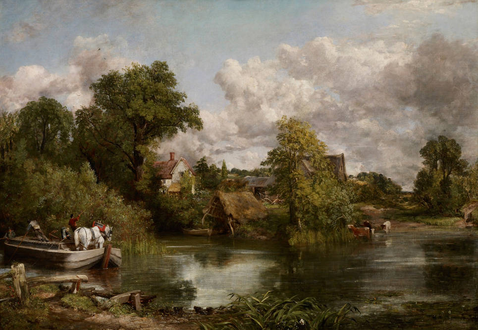 Een landschapsschilderij van John Constable, Het witte paard