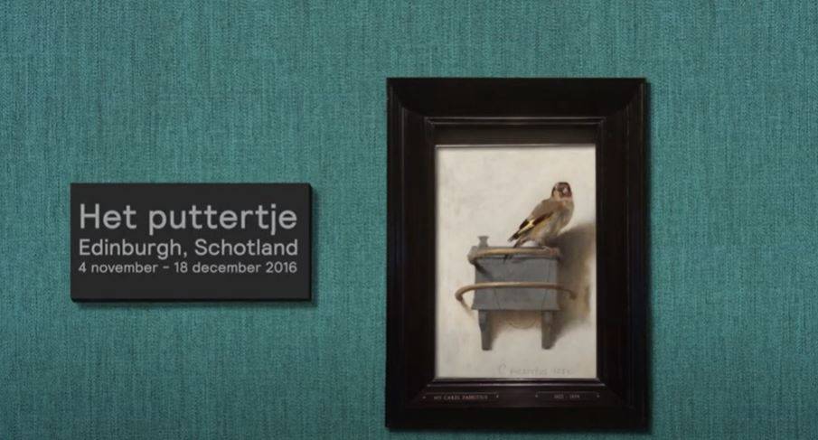 Het puttertje komt thuis Mauritshuis