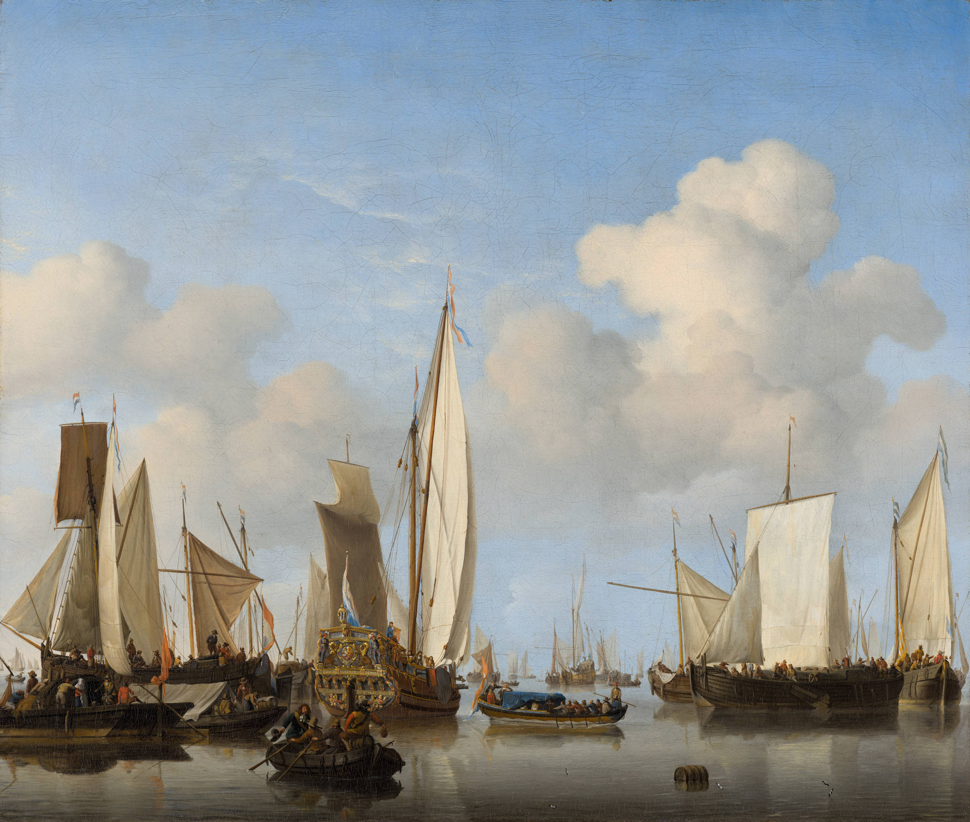 Willem van de Velde de Jonge Schepen op de rede