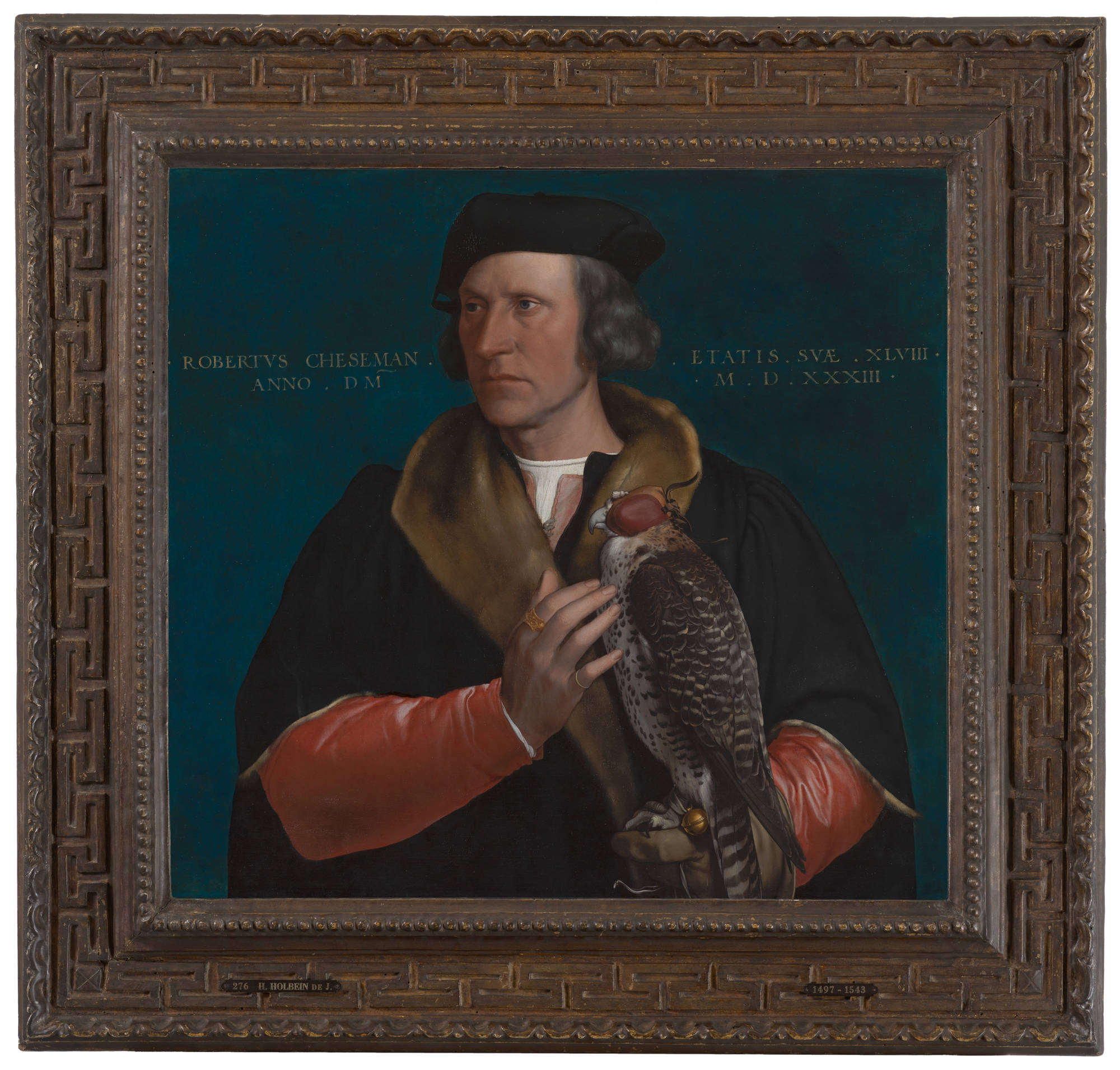 Hans Holbein de Jonge Portret van Robert Cheseman (1485-1547)