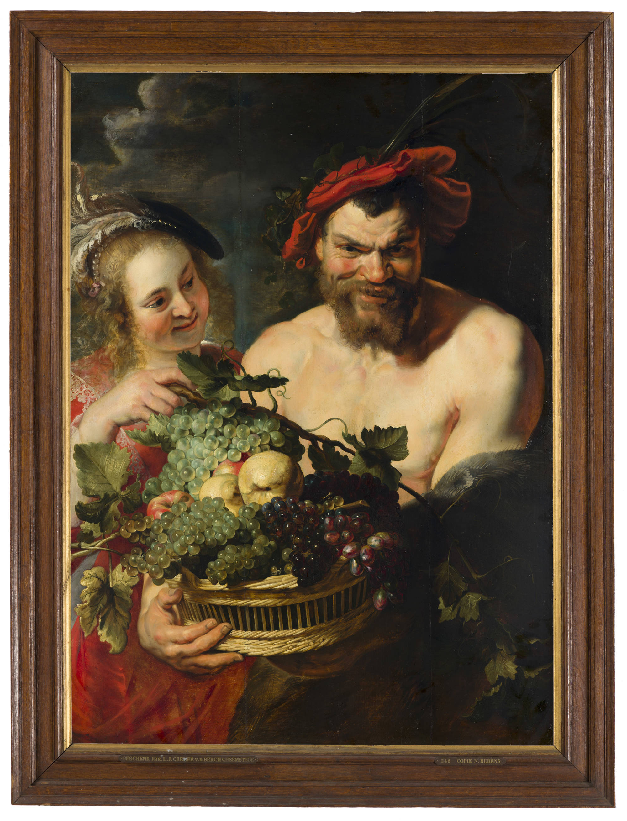 Peter Paul Rubens (naar) Nimf en sater