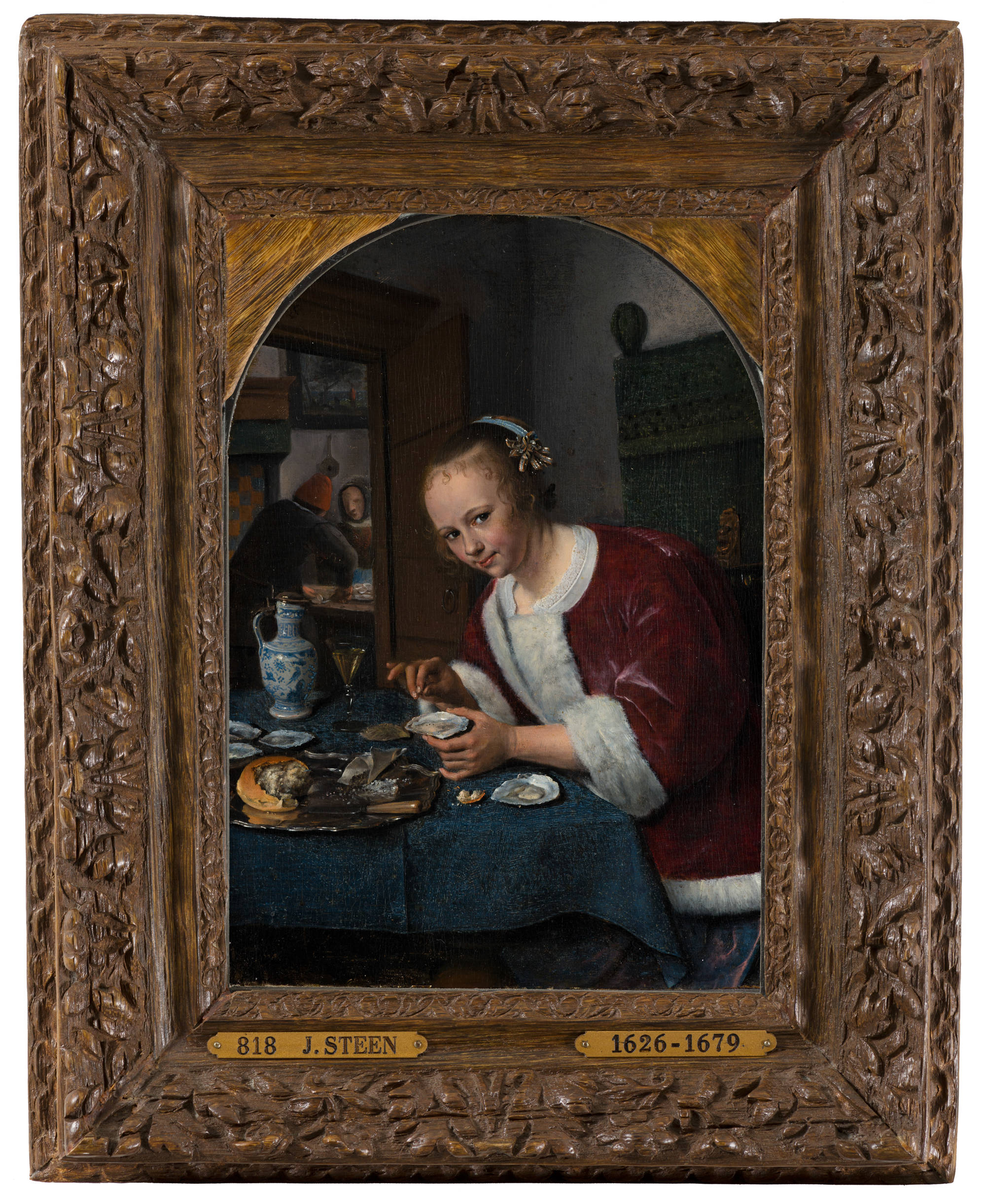 Jan Steen  ‘Het oestereetstertje’ Girl Eating Oysters