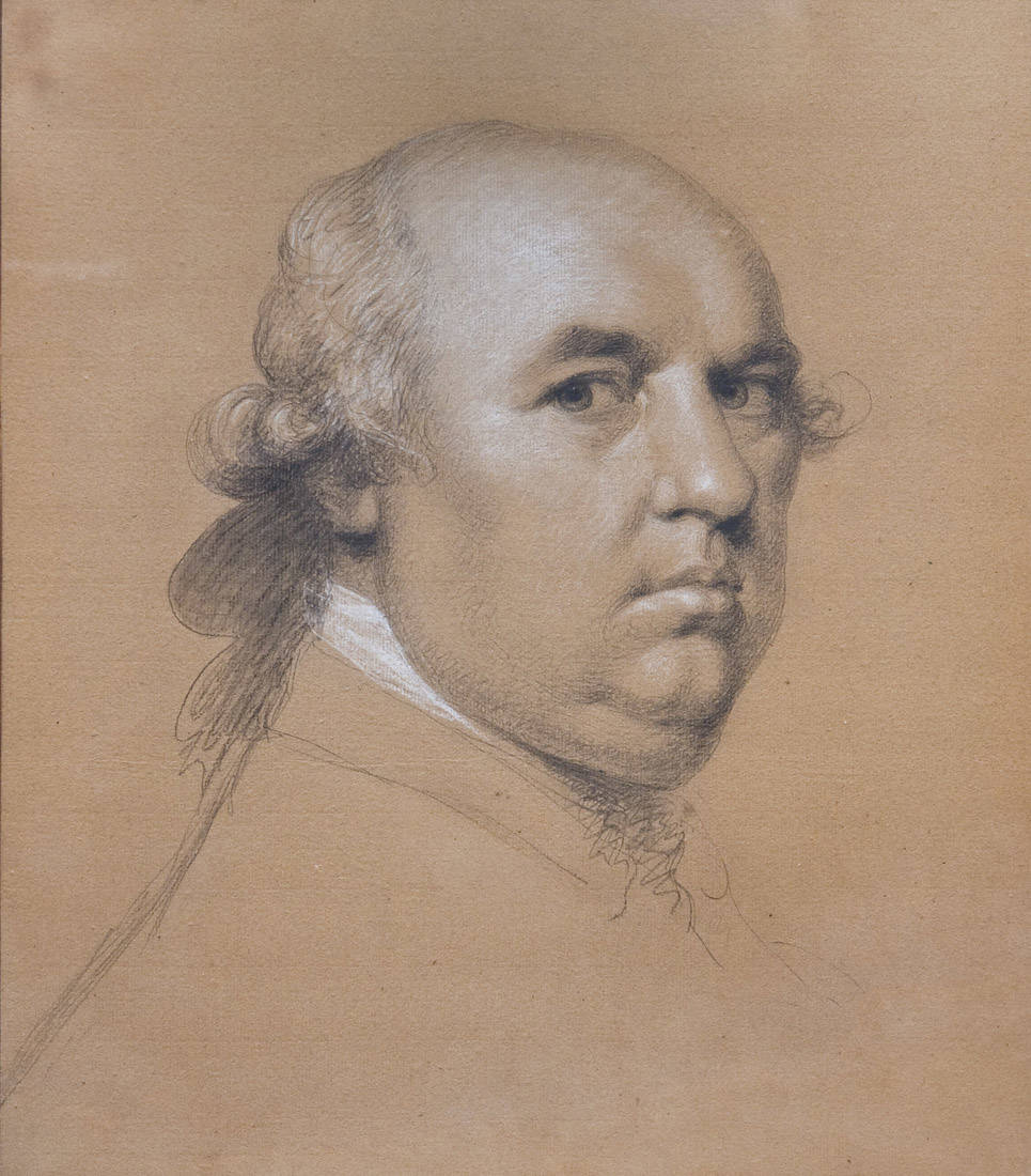 Ozias Humphry, Studie Voor Een Portret Van George Stubbs, 1777, Trustees Of The Rt Hon. Olive, Countess Fitzwilliam’S Chattels Settlement, By Permission Of Lady Juliet Tadgell