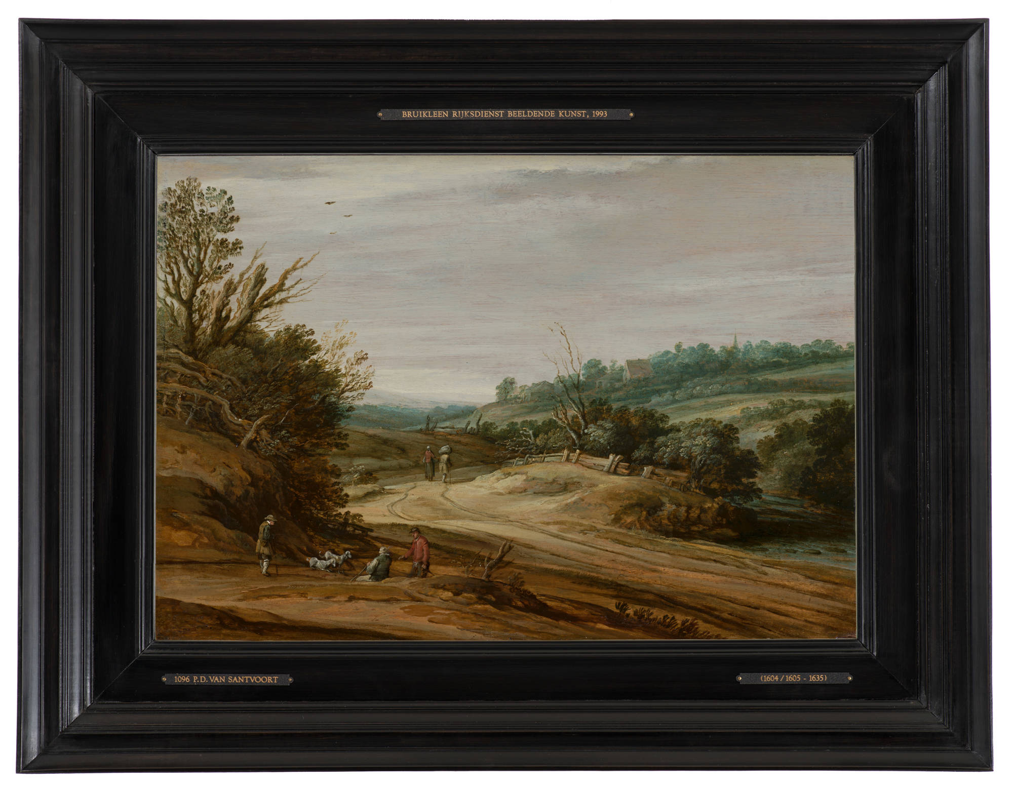 Pieter van Santvoort Duinlandschap met een landweggetje Dune Landscape with a Country Road