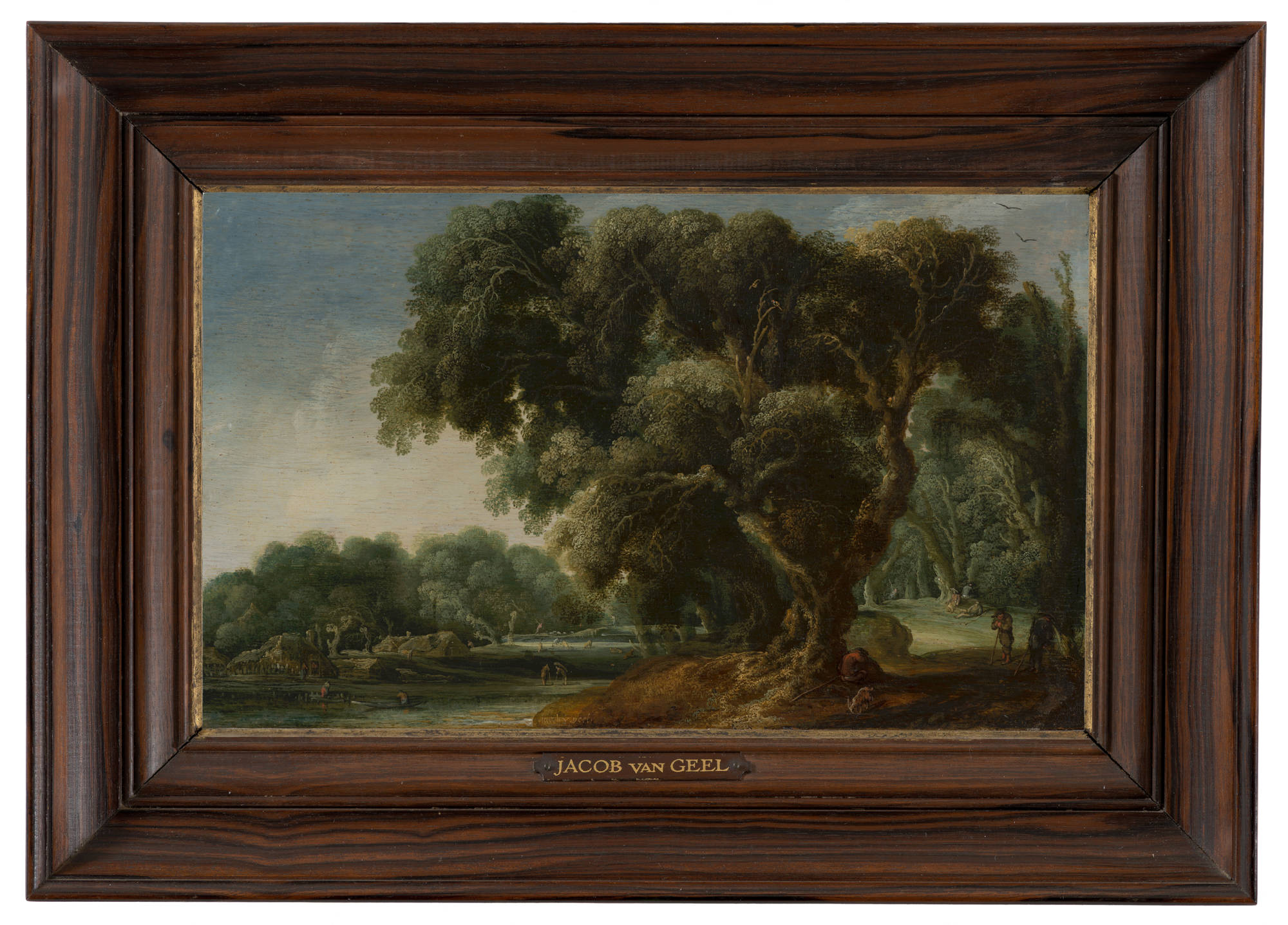 Jacob van Geel Gefantaseerd boslandschap Imaginary Wooded Landscape