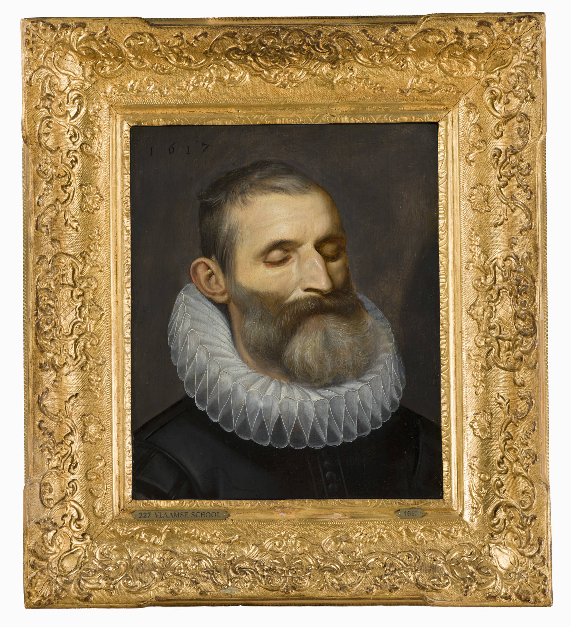 Anoniem Portret van een overleden man Portrait of a Deceased Man