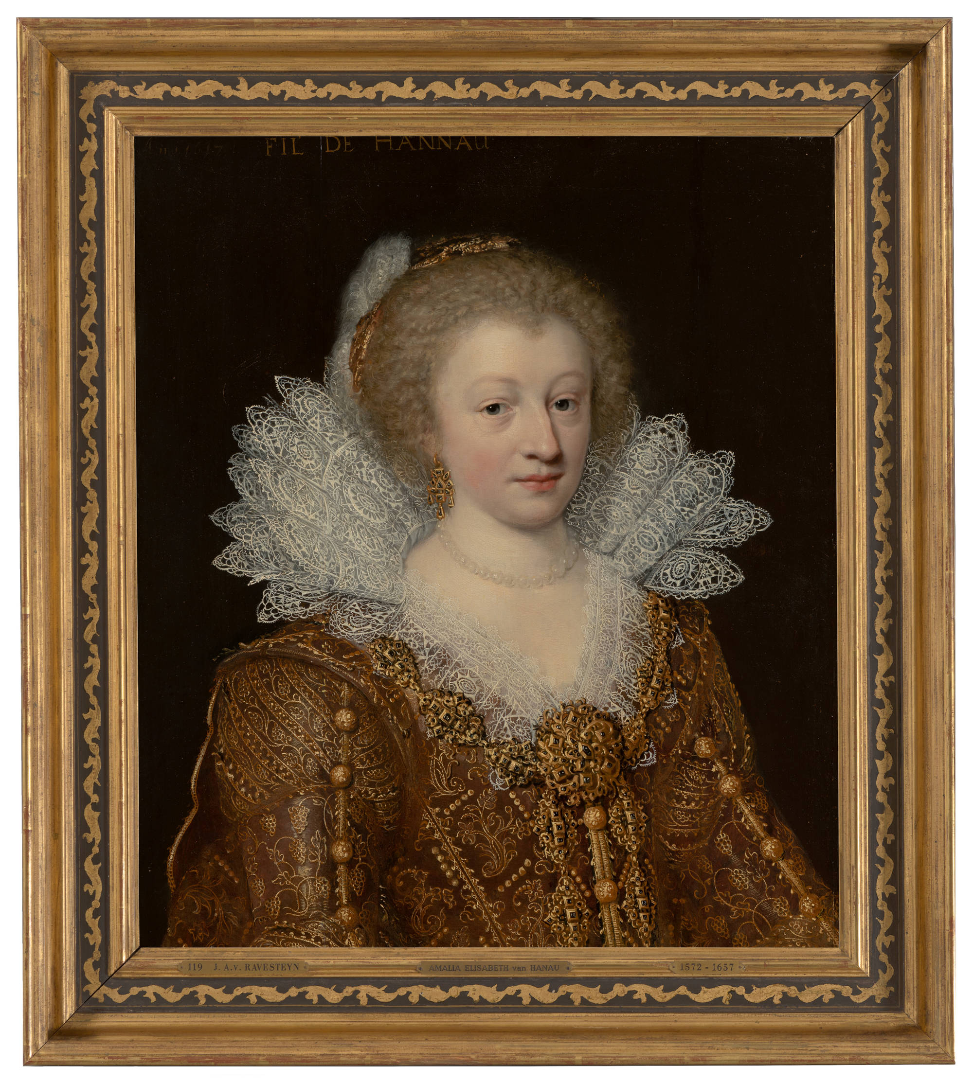 Jan Anthonisz van Ravesteyn  Portret van Catharina Belgica (1578-1648)