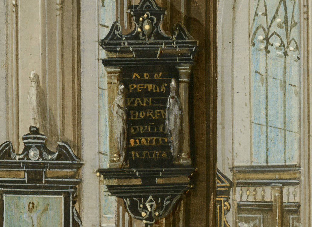 Peter Neeffs de Jonge & Frans Francken III  Interieur van de Onze Lieve Vrouwekerk in Antwerpen