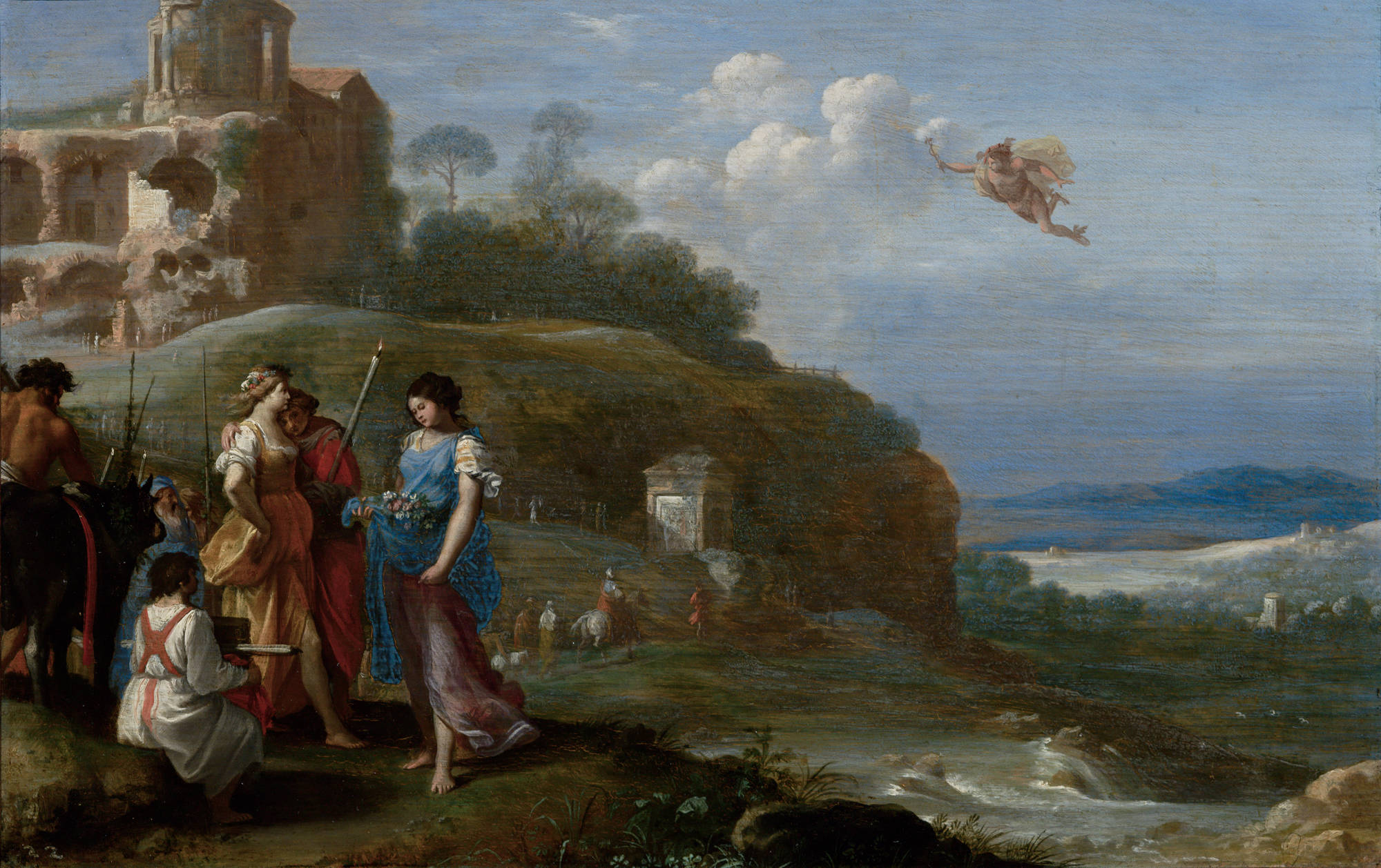 Cornelis van Poelenburch Mercurius en Herse