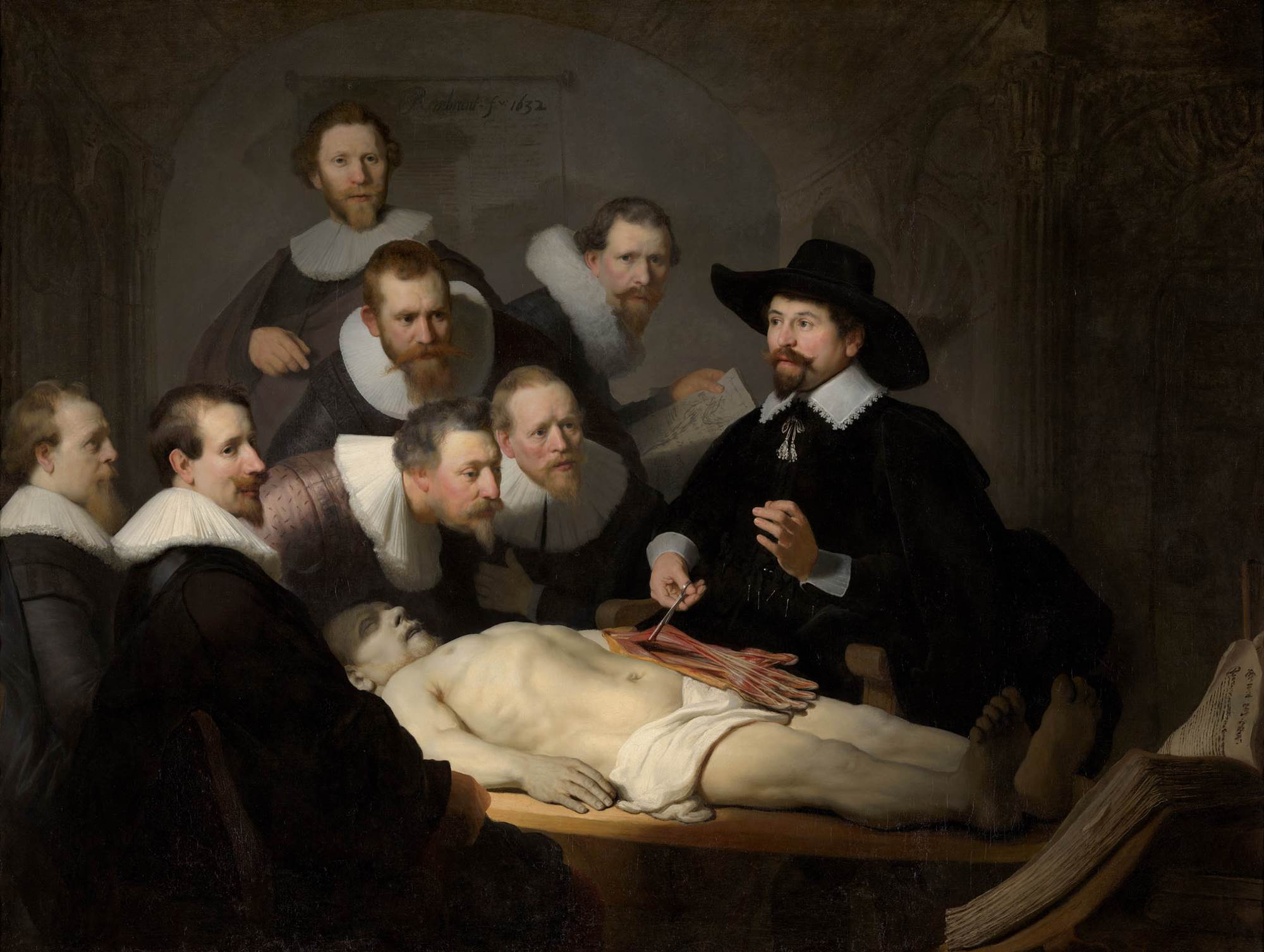 Rembrandt Van Rijn De Anatomische Les Van Dr Nicolaes Tulp | Mauritshuis