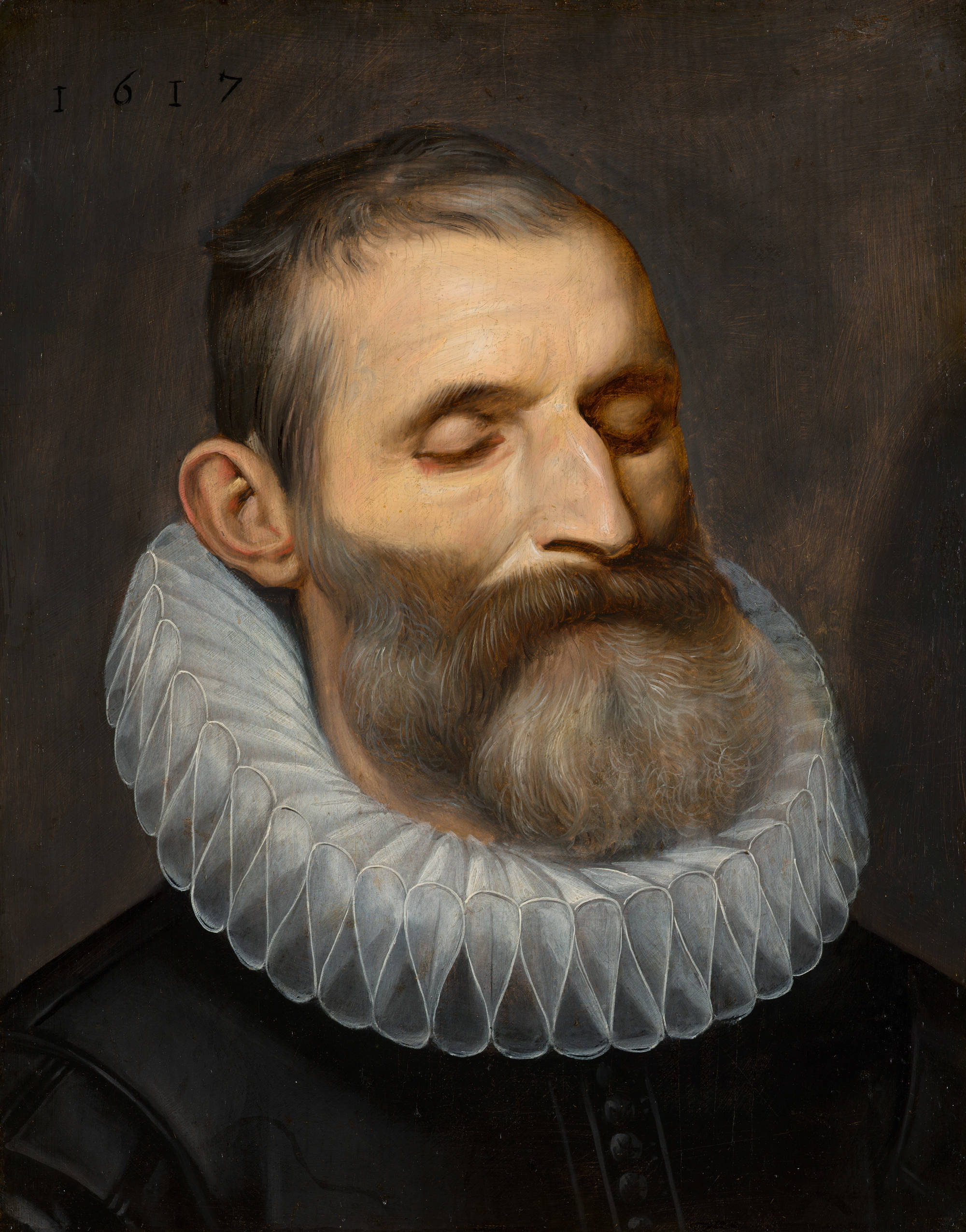 Anoniem Portret van een overleden man Portrait of a Deceased Man