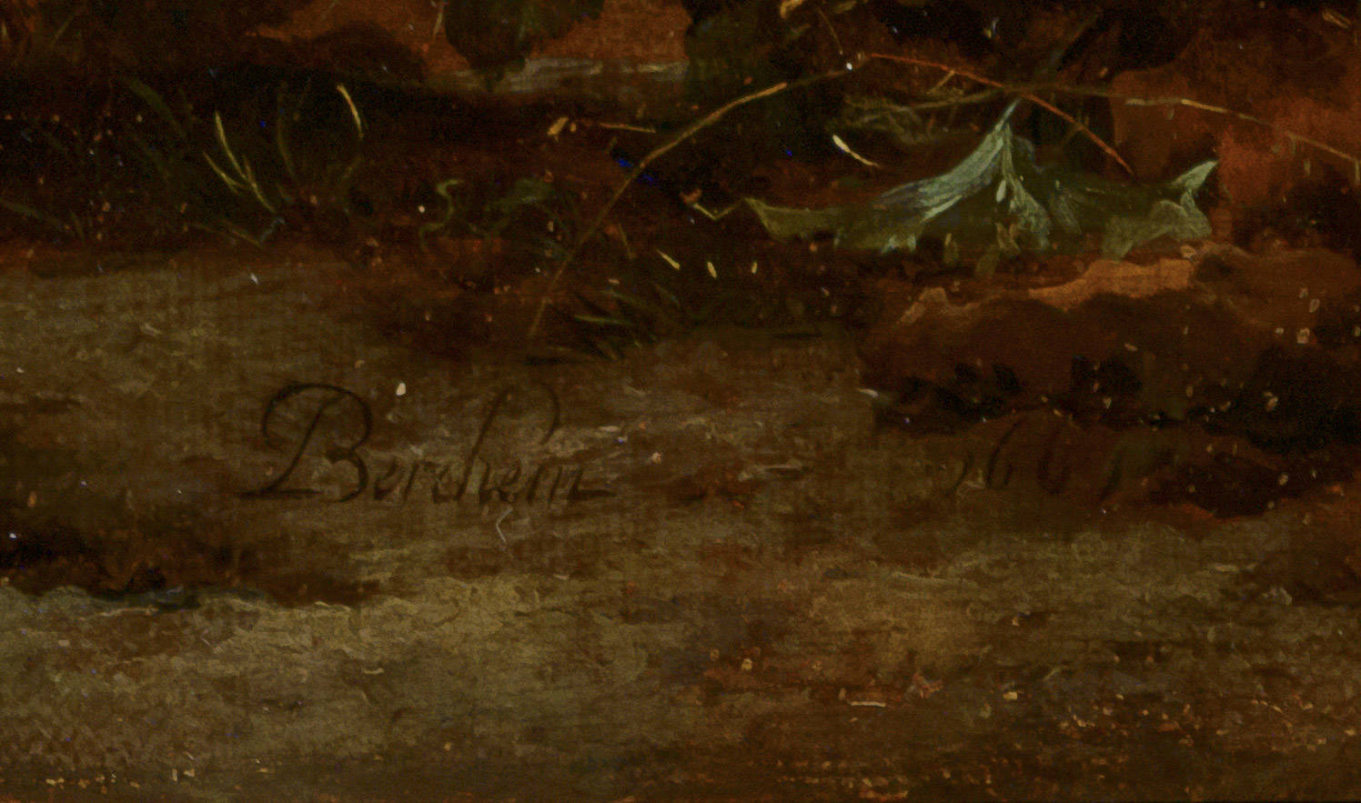 Nicolaes Pietersz Berchem  Herders bij Romeinse ruïnes Shepherds beside Roman Ruins