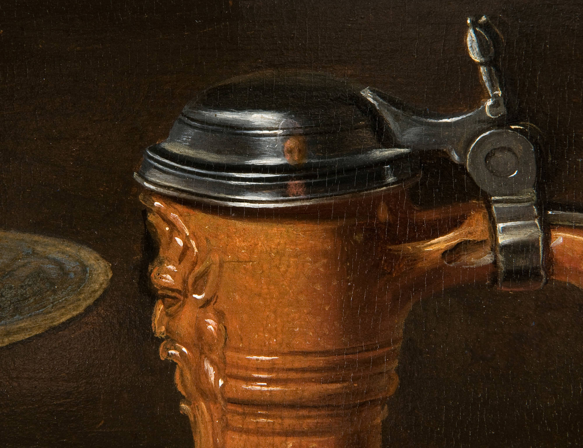 Clara Peeters Stilleven met kazen, amandelen en krakelingen