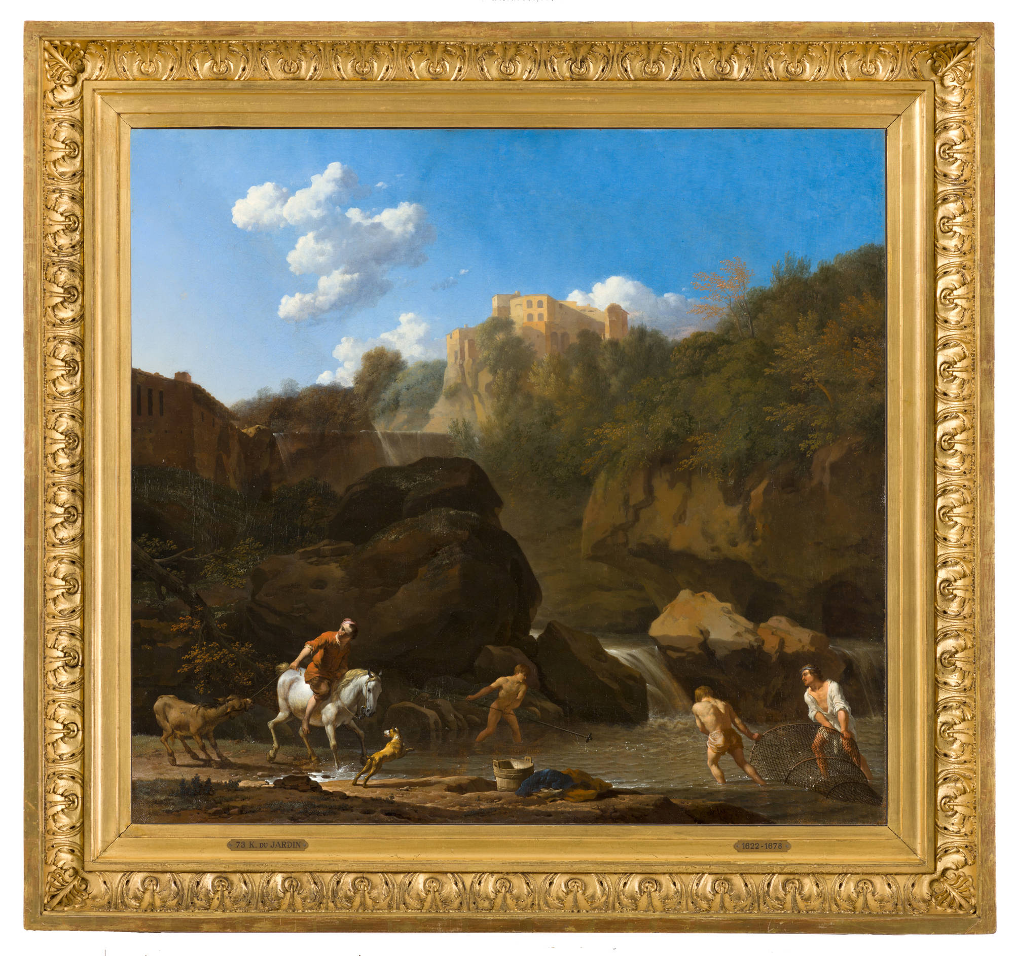 Karel Dujardin De watervallen bij Tivoli The Waterfalls at Tivoli