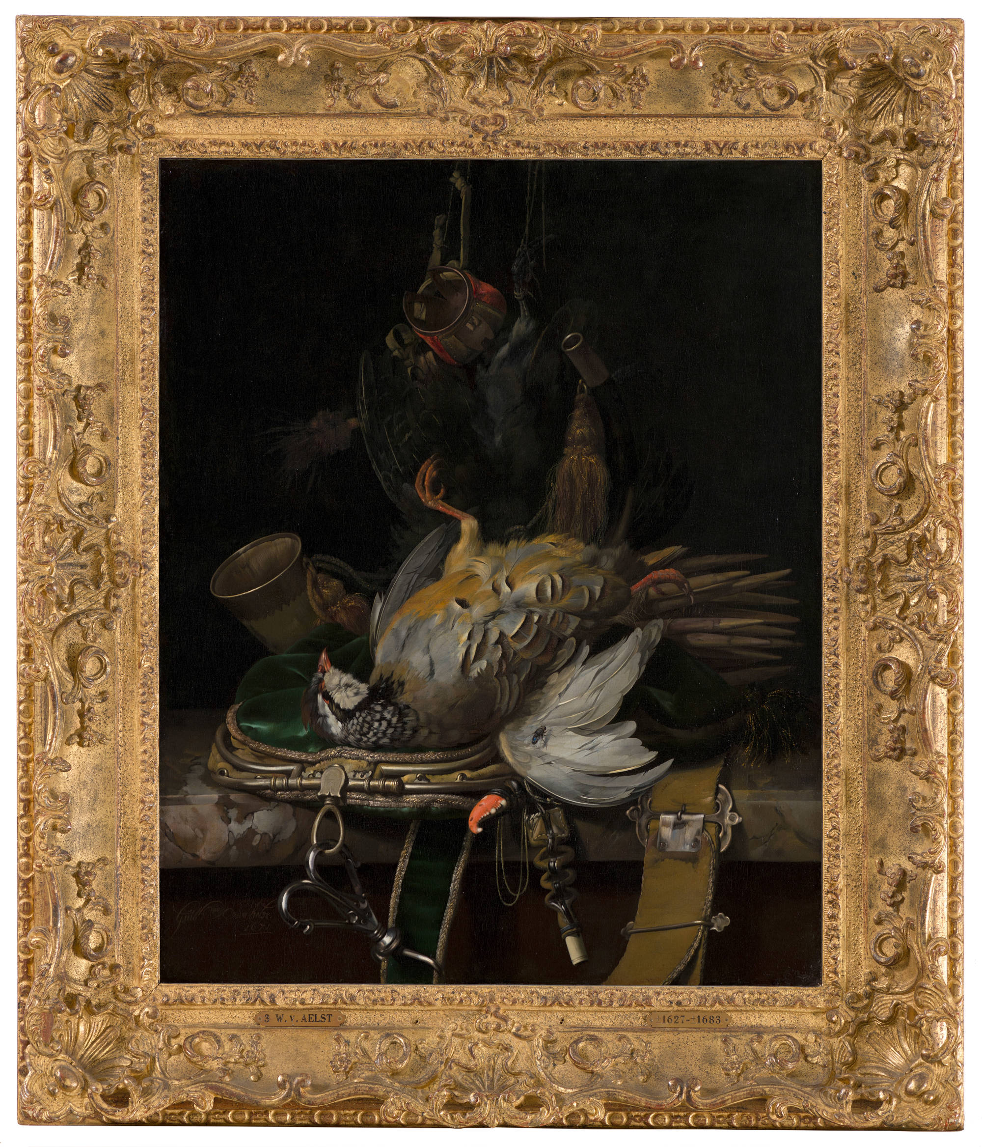 Willem van Aelst Jachtstilleven met patrijzen