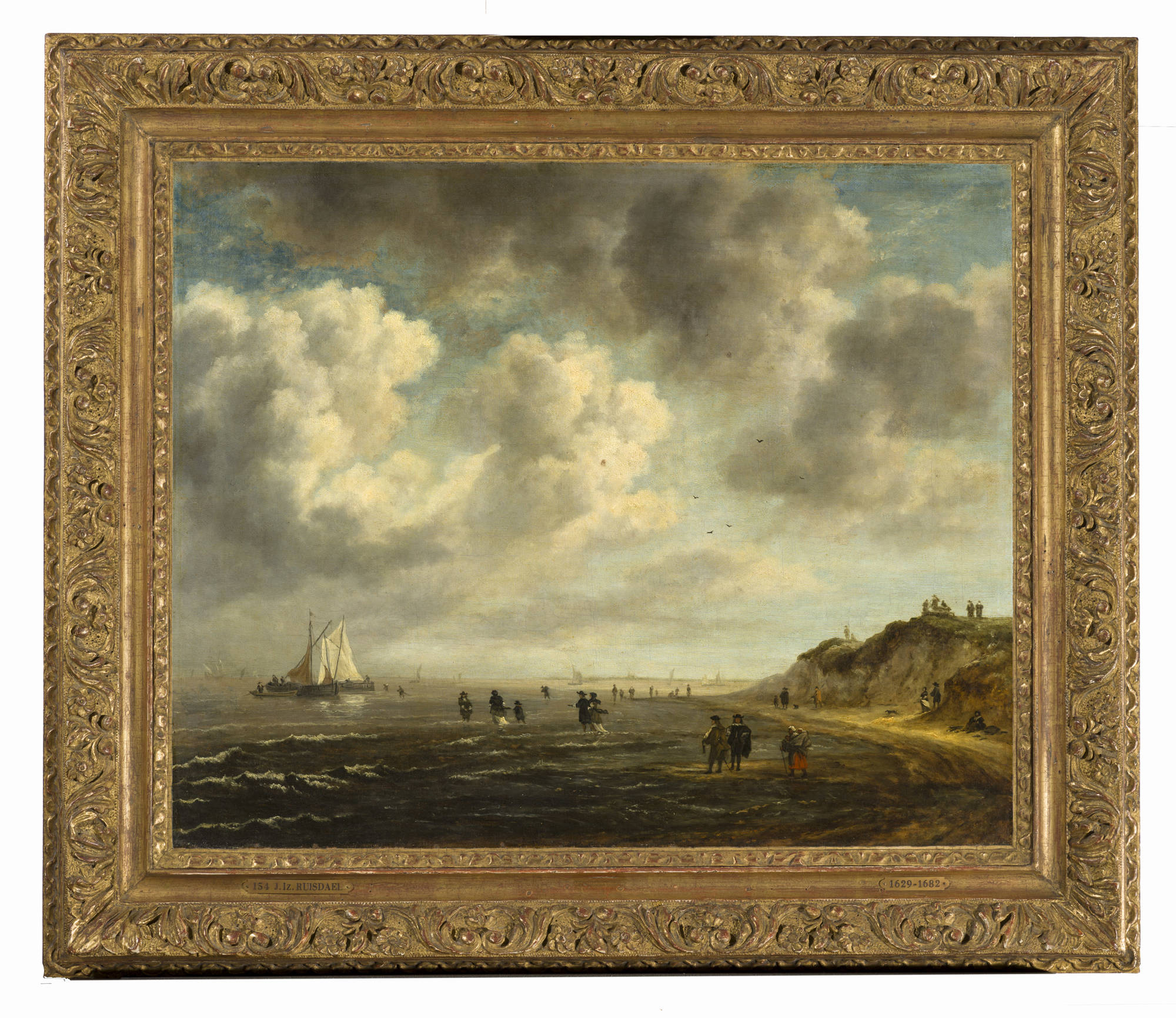 Jacob van Ruisdael (naar) Strandgezicht
