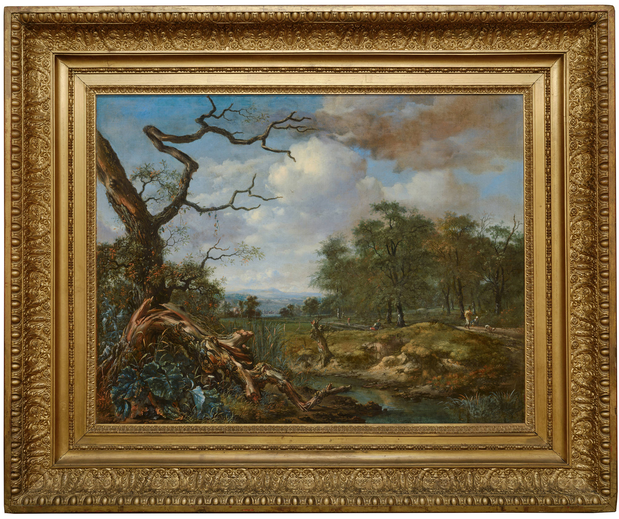 Jan Wijnants  Landschap met bosrand Landscape at the Edge of Woods