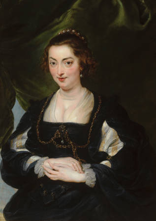 Peter Paul Rubens (en atelier) Portret van een jonge vrouw
