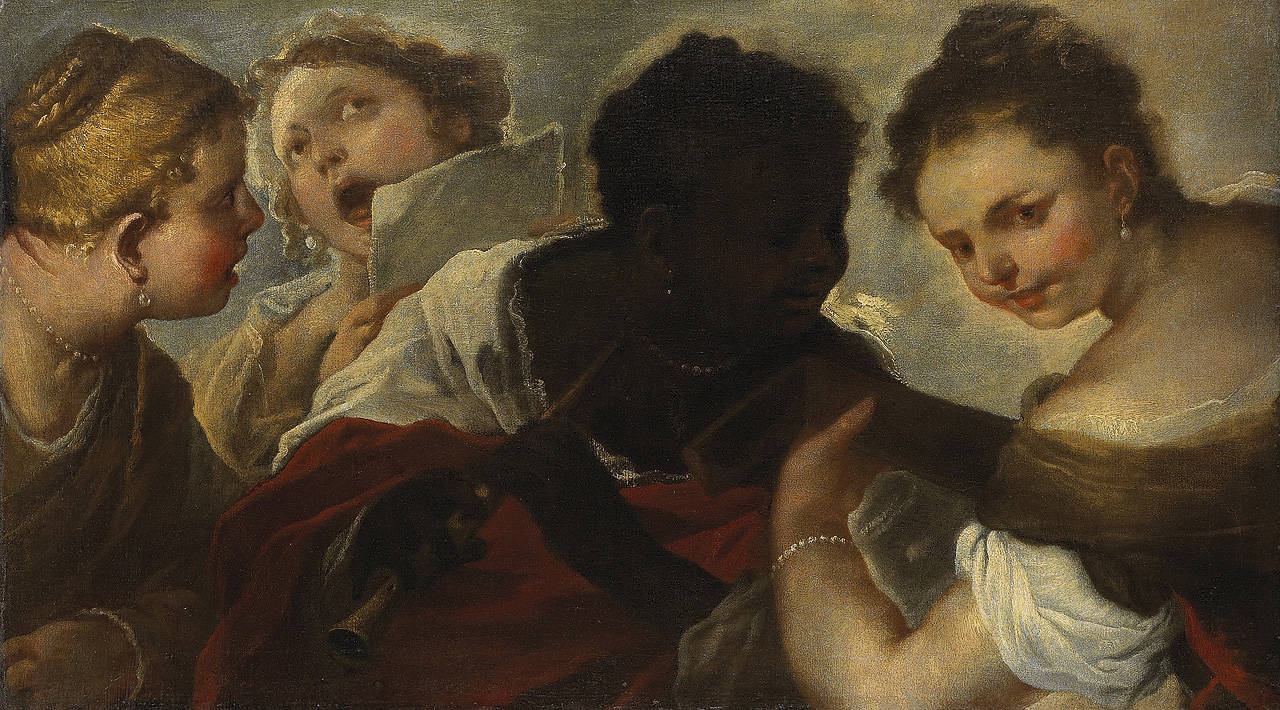 Luca Giordano Vier musicerende vrouwen Four Women Making Music