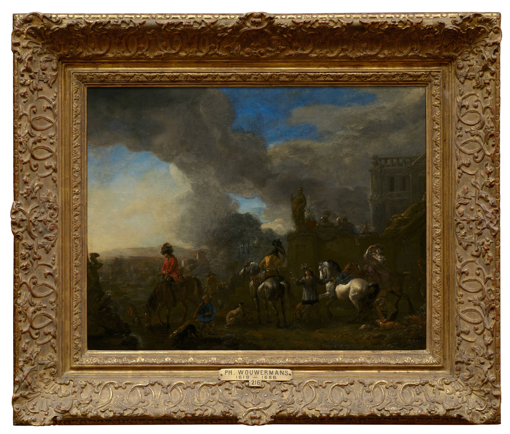 Philips Wouwerman Valkenjacht Hawking