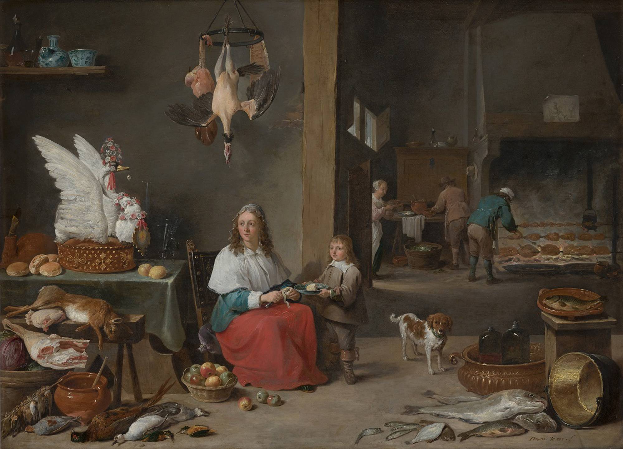 David Teniers - Keukenscene