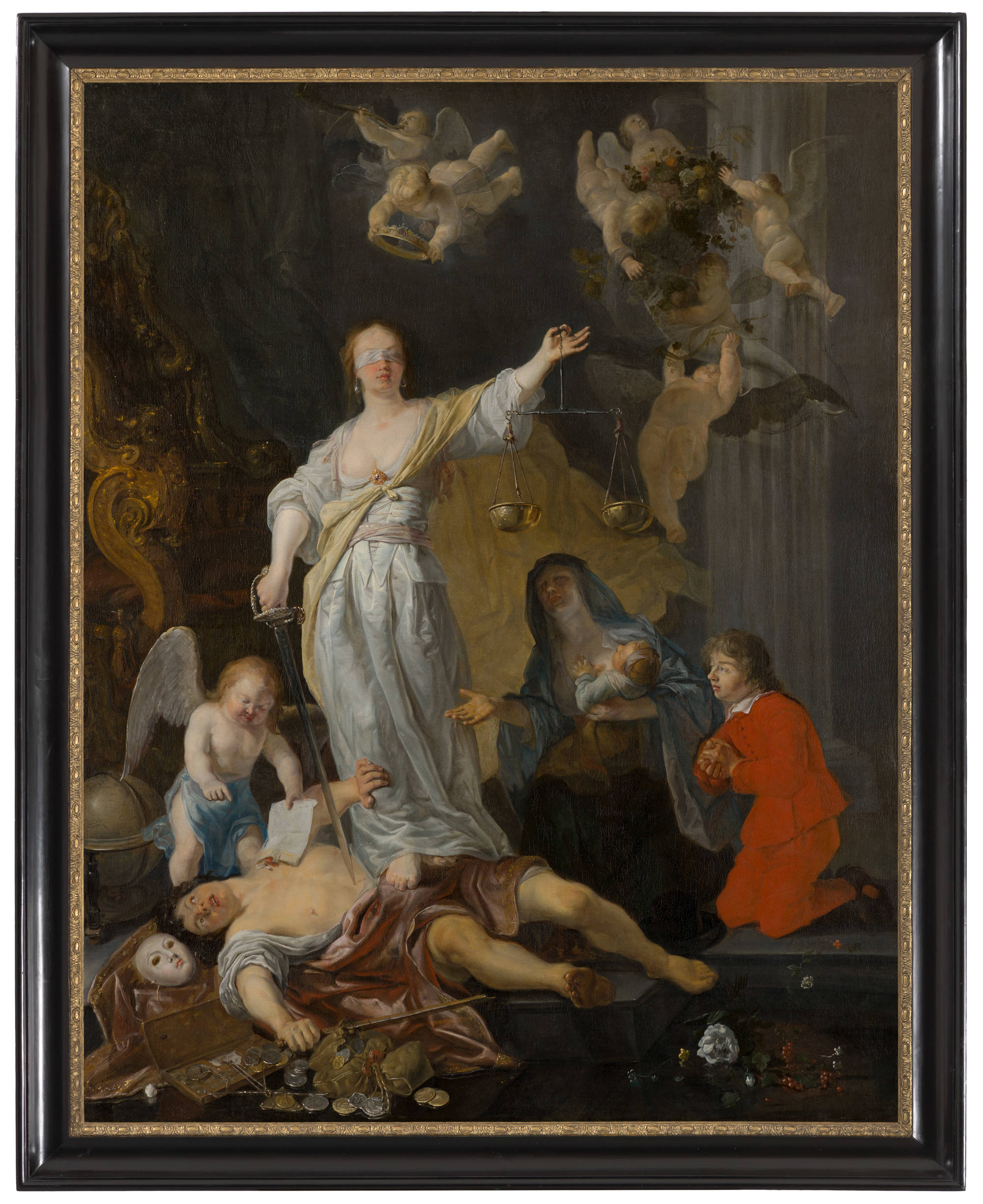 Gabriël Metsu  De triomf der Gerechtigheid The Triumph of Justice