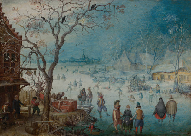 Christoffel van den Berghe Winterlandschap Winter Landscape