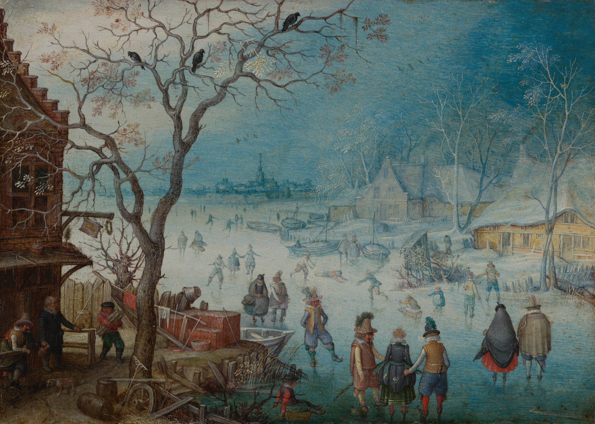 Christoffel van den Berghe Winterlandschap Winter Landscape