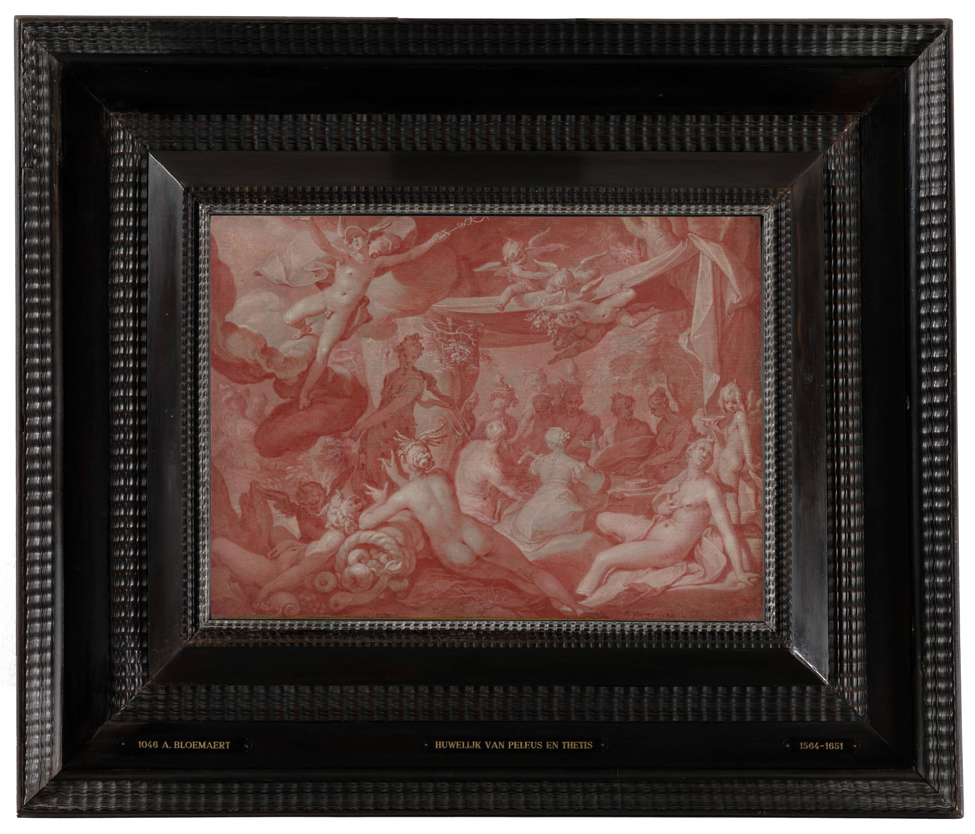 Abraham Bloemaert Godenmaaltijd, mogelijk de maaltijd bij de bruiloft van Peleus en Thetis