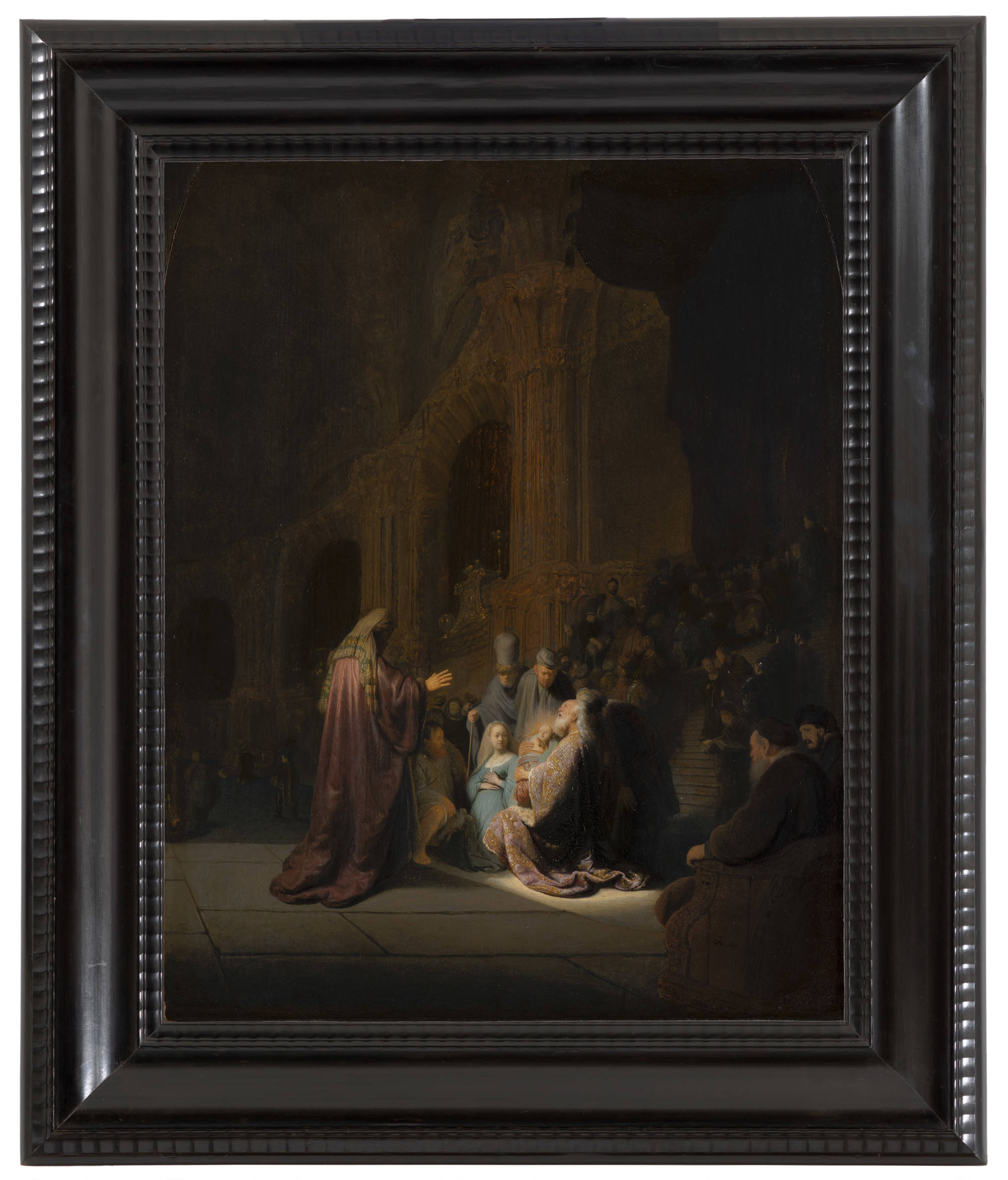 Rembrandt van Rijn  Het loflied van Simeon Simeon's Song of Praise