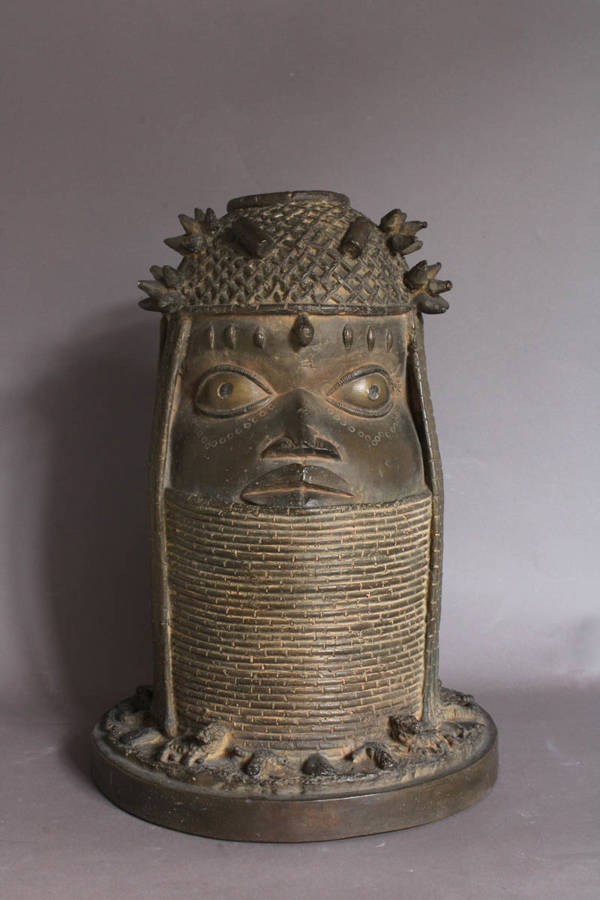 Bronzen Gipsafgietsel van Benin.