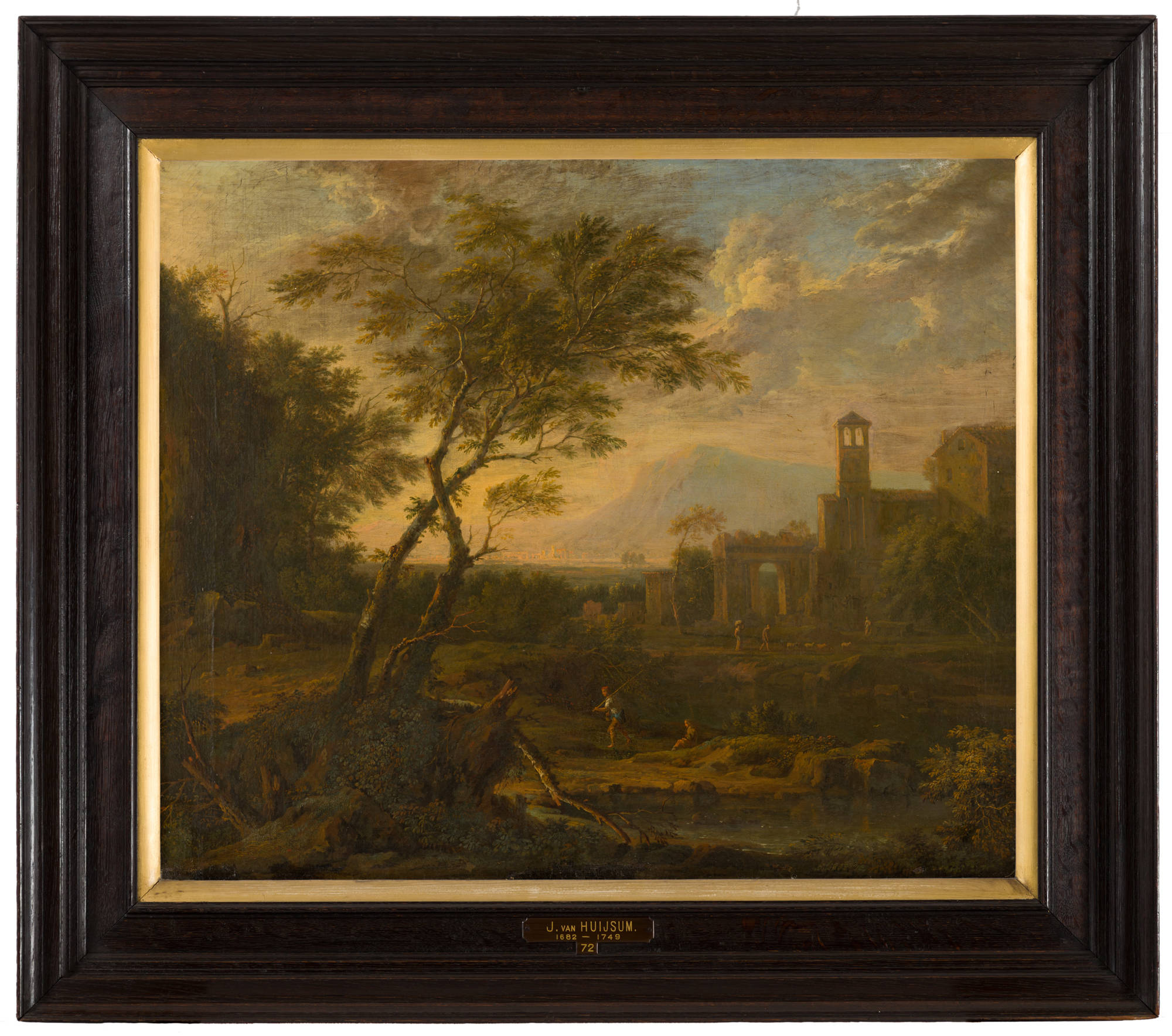 Jan van Huysum Italiaans landschap
