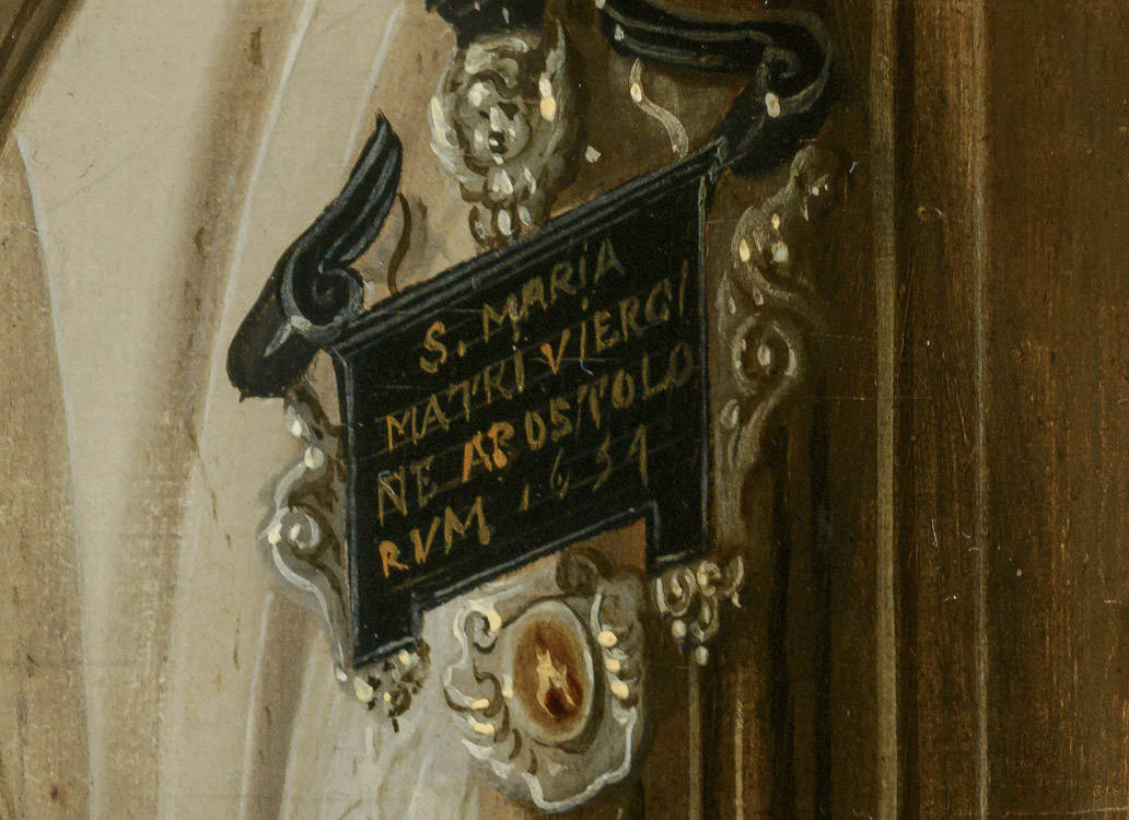 Peter Neeffs de Jonge & Frans Francken III  Interieur van de Onze Lieve Vrouwekerk in Antwerpen