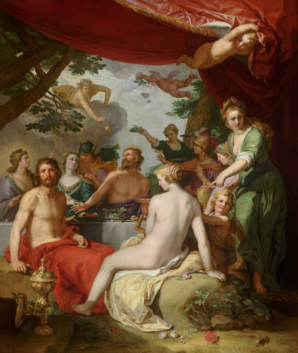 Abraham Bloemaert  Het godenmaal bij de bruiloft van Peleus en Thetis The Feast of the Gods at the Wedding of Peleus and Thetis