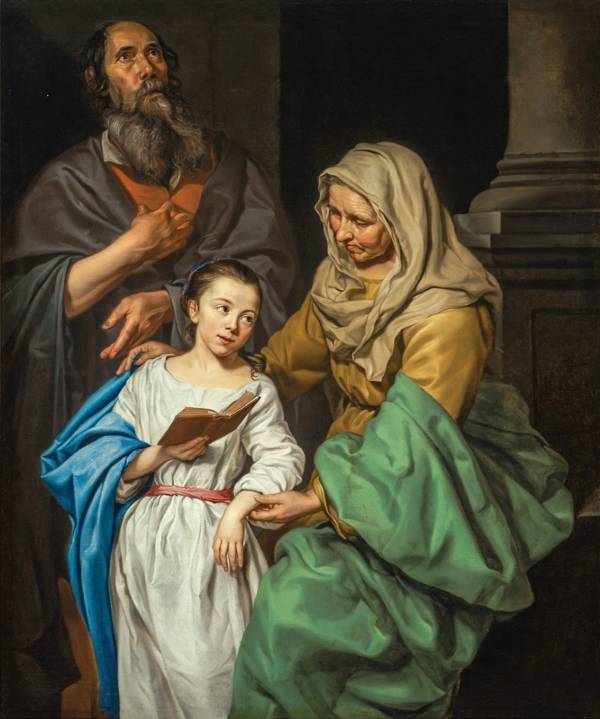 De Opvoeding Van Maria (1656) Michaelina Wautier