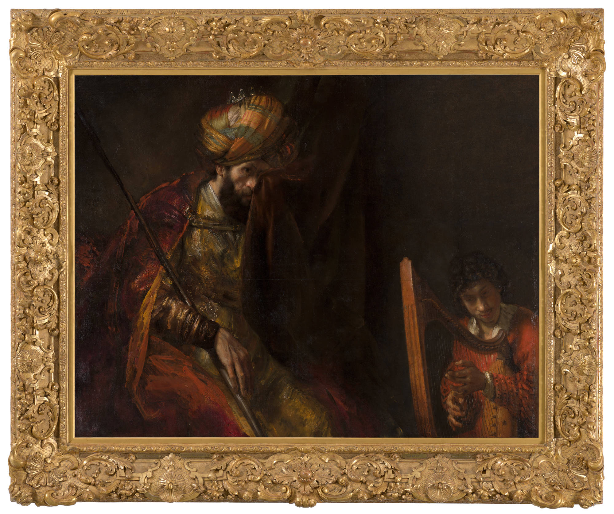 Rembrandt van Rijn Saul en David