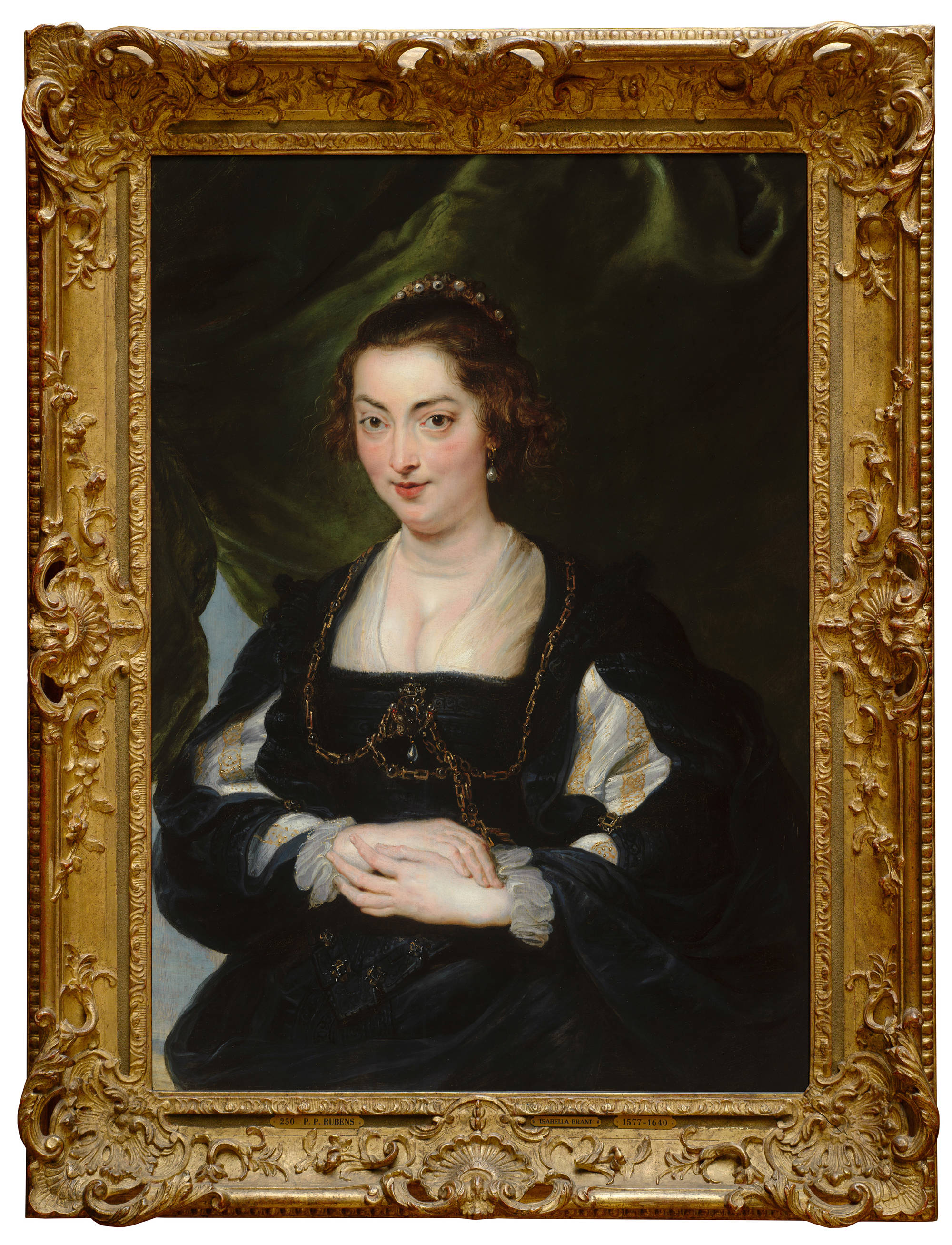 Peter Paul Rubens (en atelier) Portret van een jonge vrouw