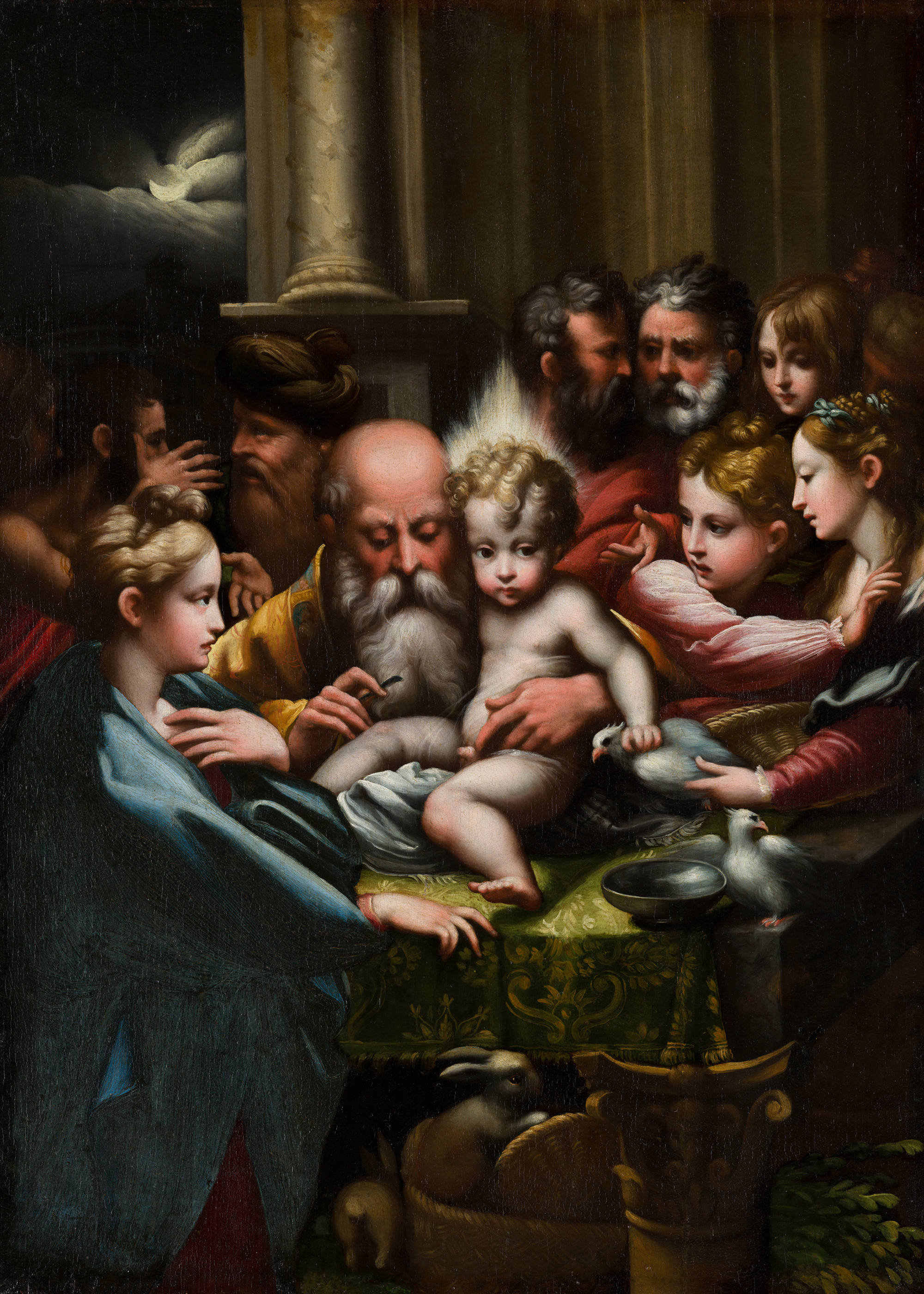 Parmigianino (naar) De besnijdenis The Circumcision