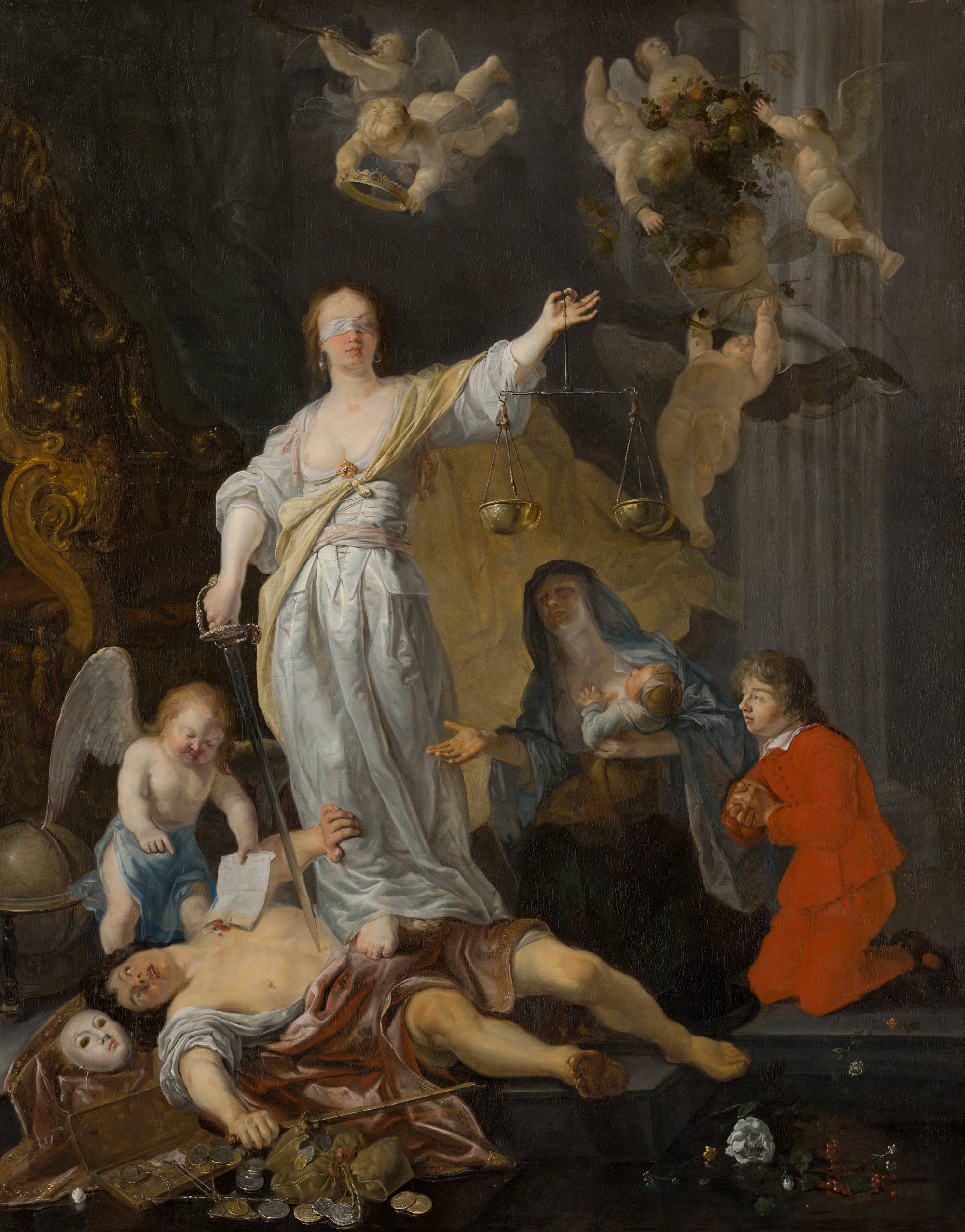 Gabriël Metsu De triomf der Gerechtigheid The Triumph of Justice