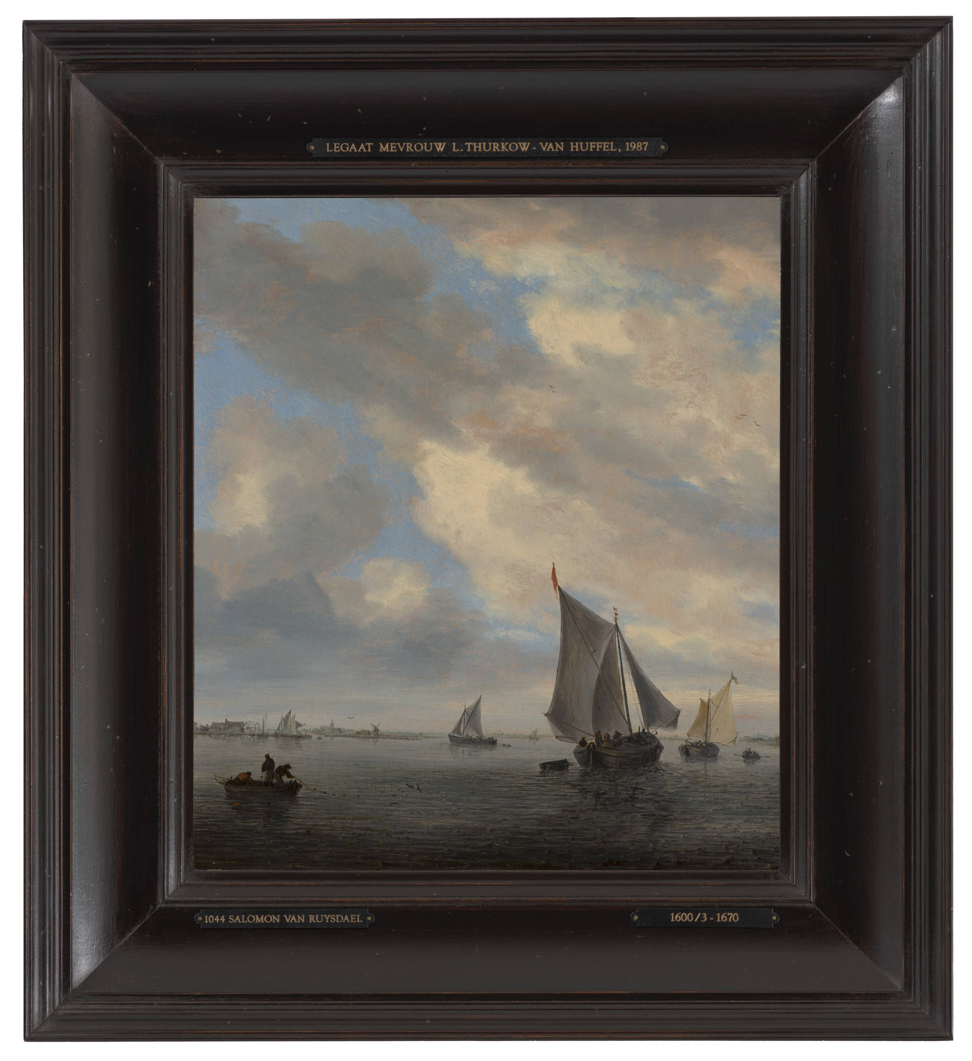Salomon van Ruysdael Meergezicht met zeilschepen