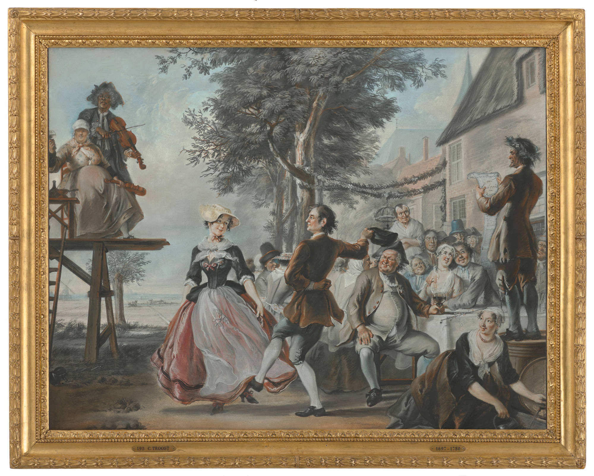 Cornelis Troost De bruiloft van Kloris en Roosje The Wedding of Kloris and Roosje